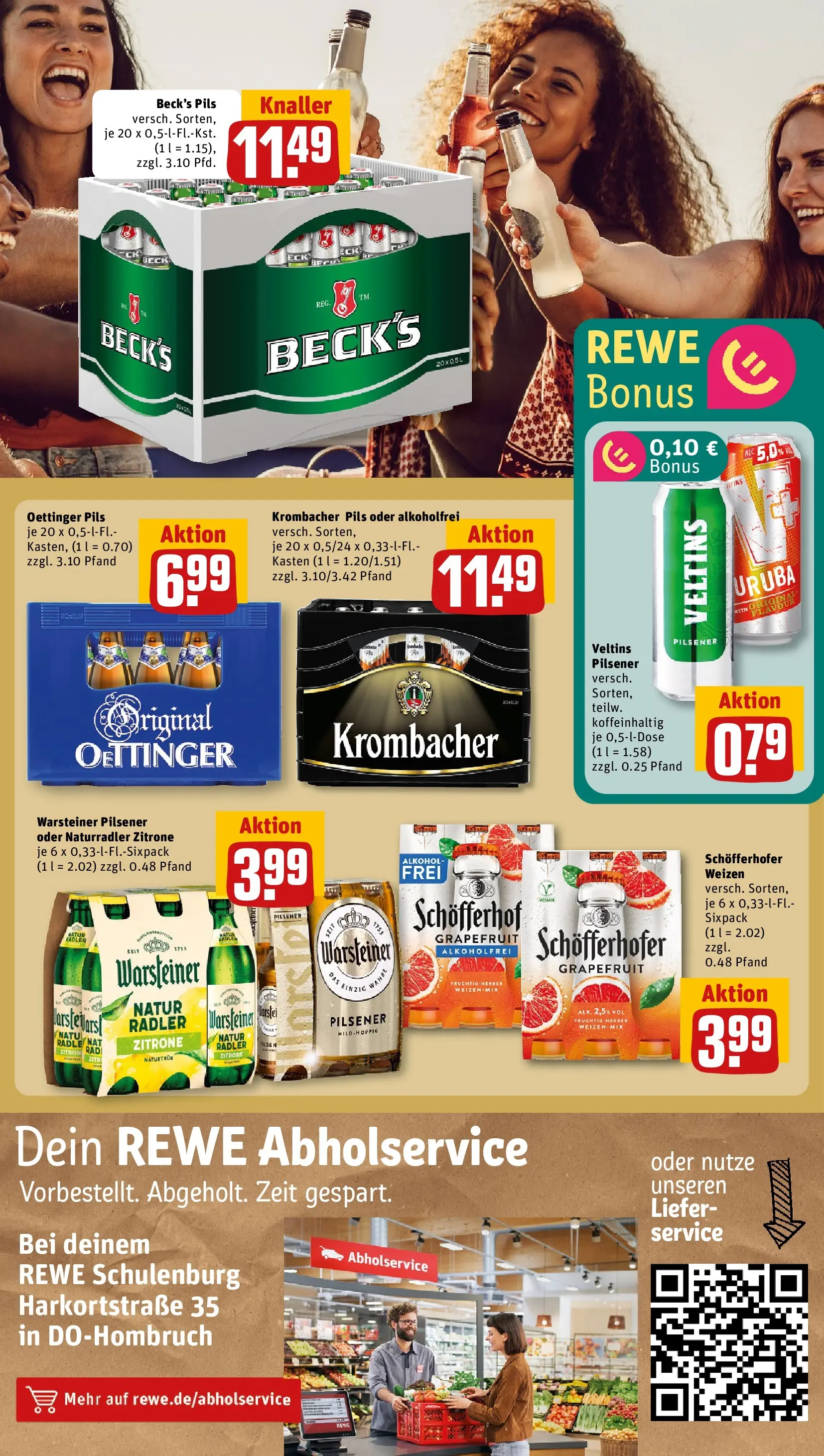 REWE Prospekt ab 20.07.2026 zum Blättern » Angebote | Seite: 21 | Produkte: Oettinger, Grapefruit, Zitrone, Veltins