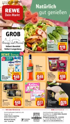 Rewe Prospekt Velbert / Langenberg ab 20.07.2026 gültig Rewe Prospekt Velbert / Langenberg ab 20.07.2026 gültig