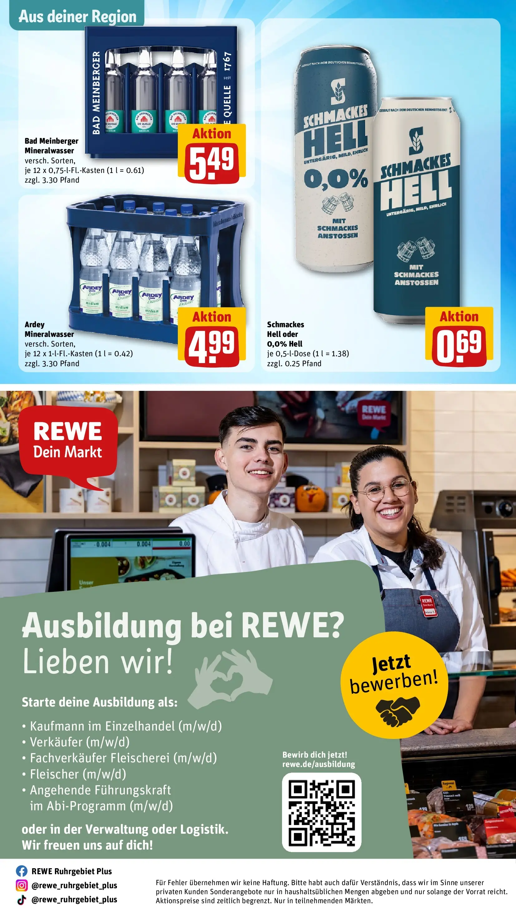 REWE Prospekt ab 20.07.2026 zum Blättern » Angebote | Seite: 32 | Produkte: Bad, Mineralwasser
