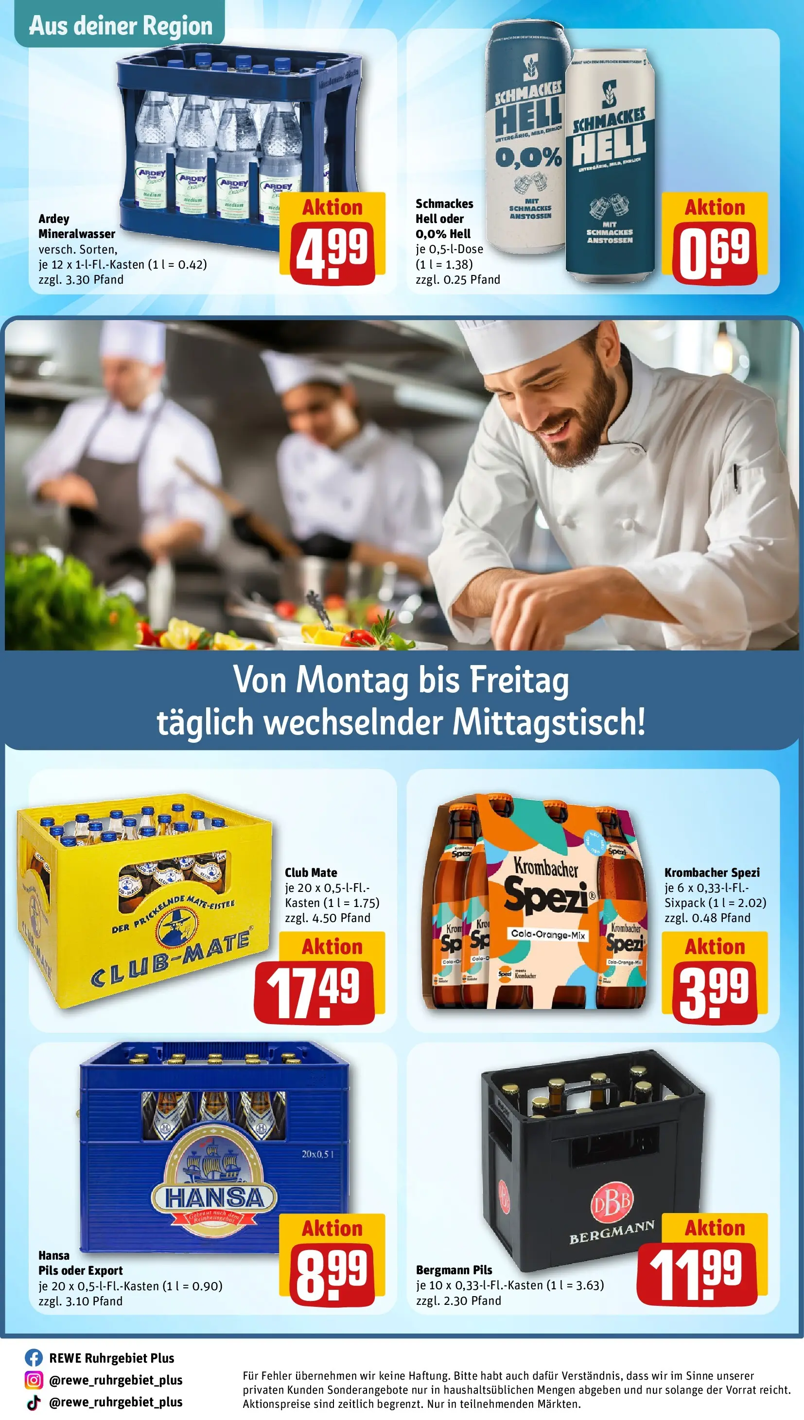 REWE Prospekt ab 20.07.2026 zum Blättern » Angebote | Seite: 30 | Produkte: Pils, Mineralwasser, Krombacher