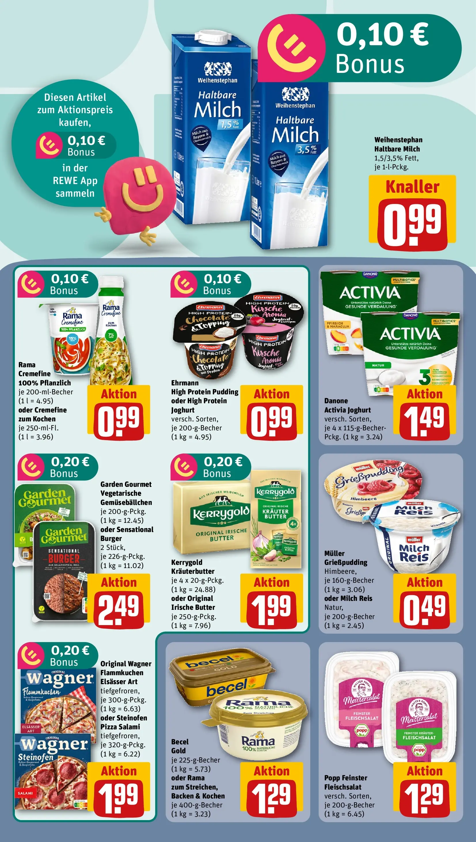 REWE Prospekt ab 20.07.2026 zum Blättern » Angebote | Seite: 12 | Produkte: Rama, Rama cremefine, Pudding, Pizza