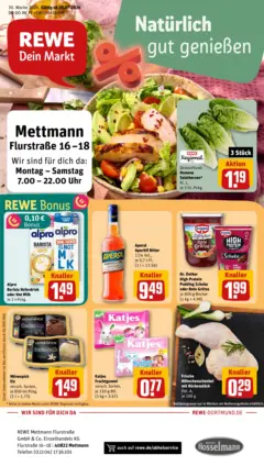 Rewe Prospekt Mettmann ab 20.07.2026 gültig