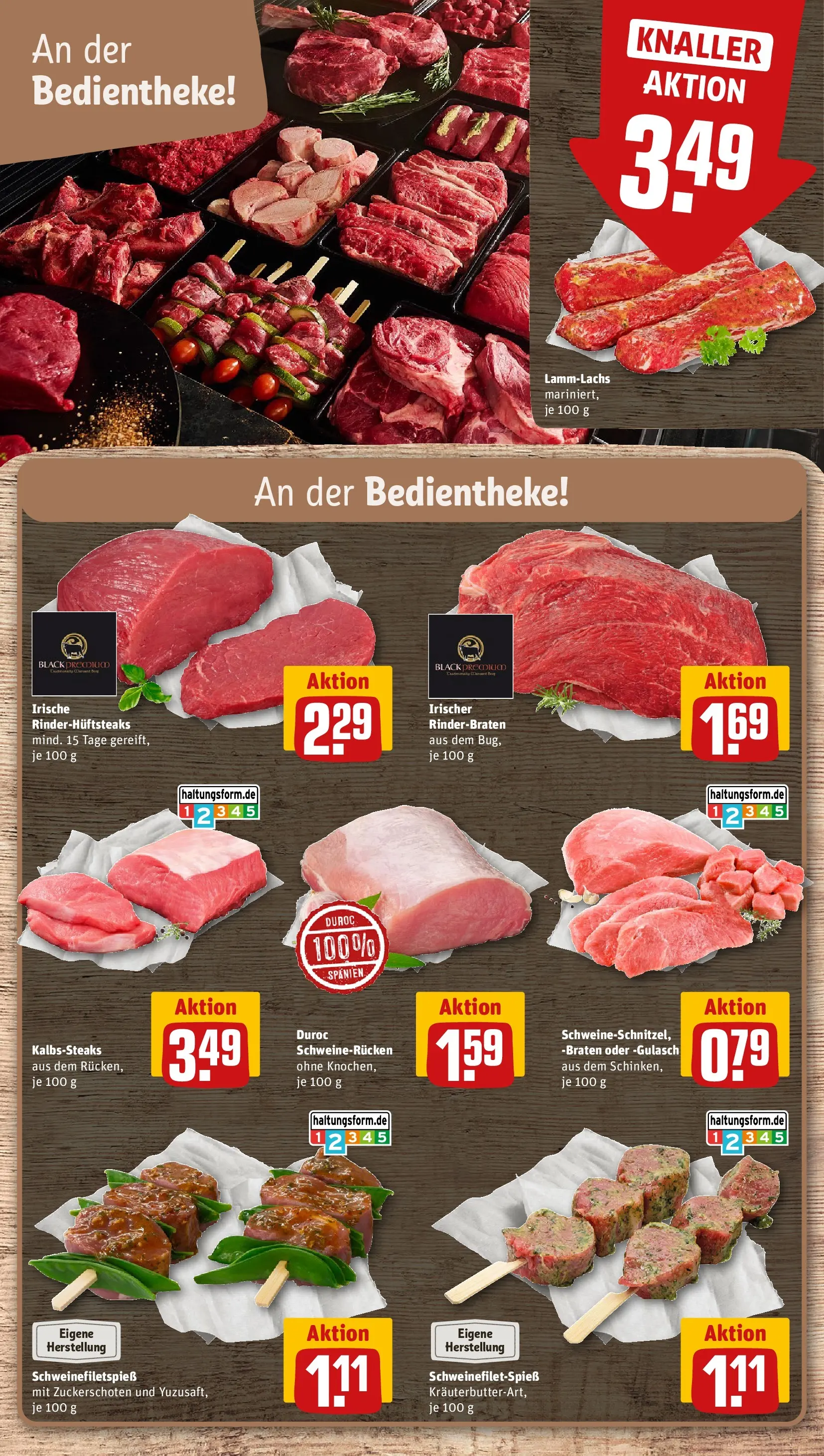REWE Prospekt ab 20.07.2026 zum Blättern » Angebote | Seite: 10 | Produkte: Rinderbraten, Gulasch, Schweinerucken