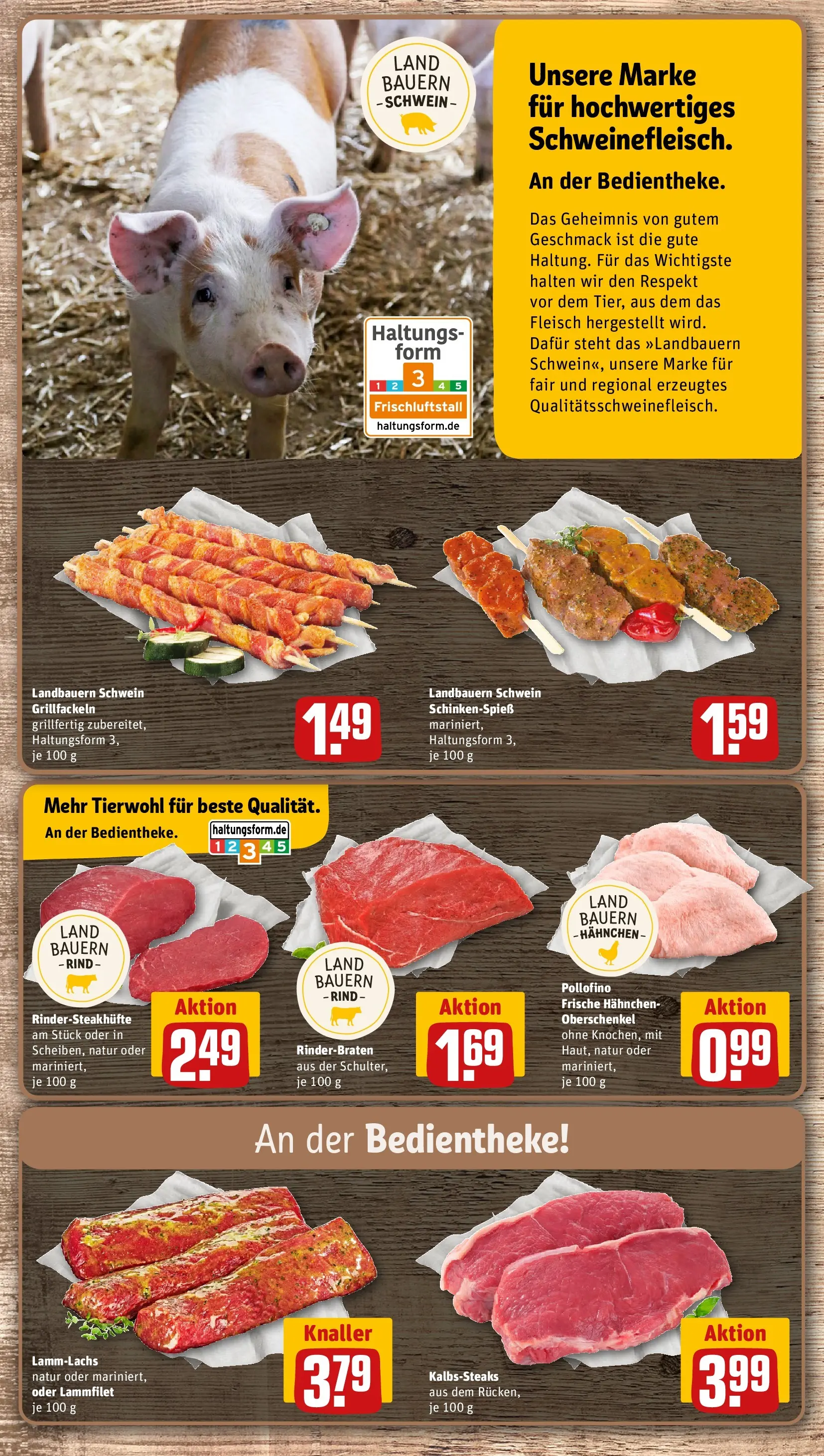 REWE Prospekt ab 20.07.2026 zum Blättern » Angebote | Seite: 10 | Produkte: Rinderbraten, Hahnchen, Fleisch