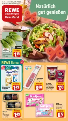 Rewe Prospekt Bergisch Gladbach / Bensberg ab 20.07.2026 gültig
