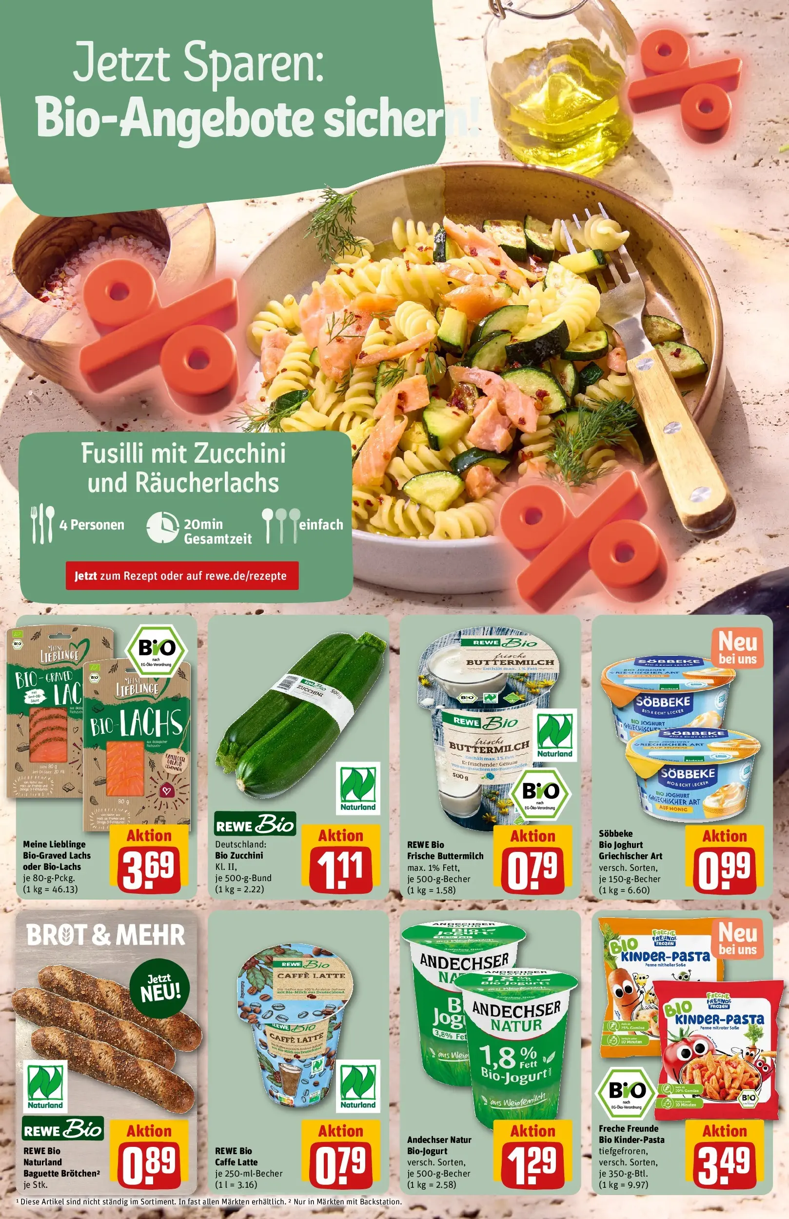 REWE Prospekt ab 20.07.2026 zum Blättern » Angebote | Seite: 6 | Produkte: Buttermilch, Milch, Joghurt, Brot