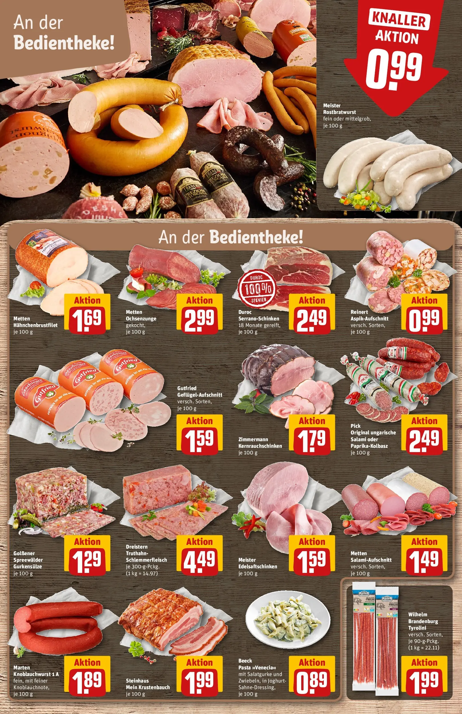REWE Prospekt ab 20.07.2026 zum Blättern » Angebote | Seite: 12 | Produkte: Joghurt, Pasta, Salami