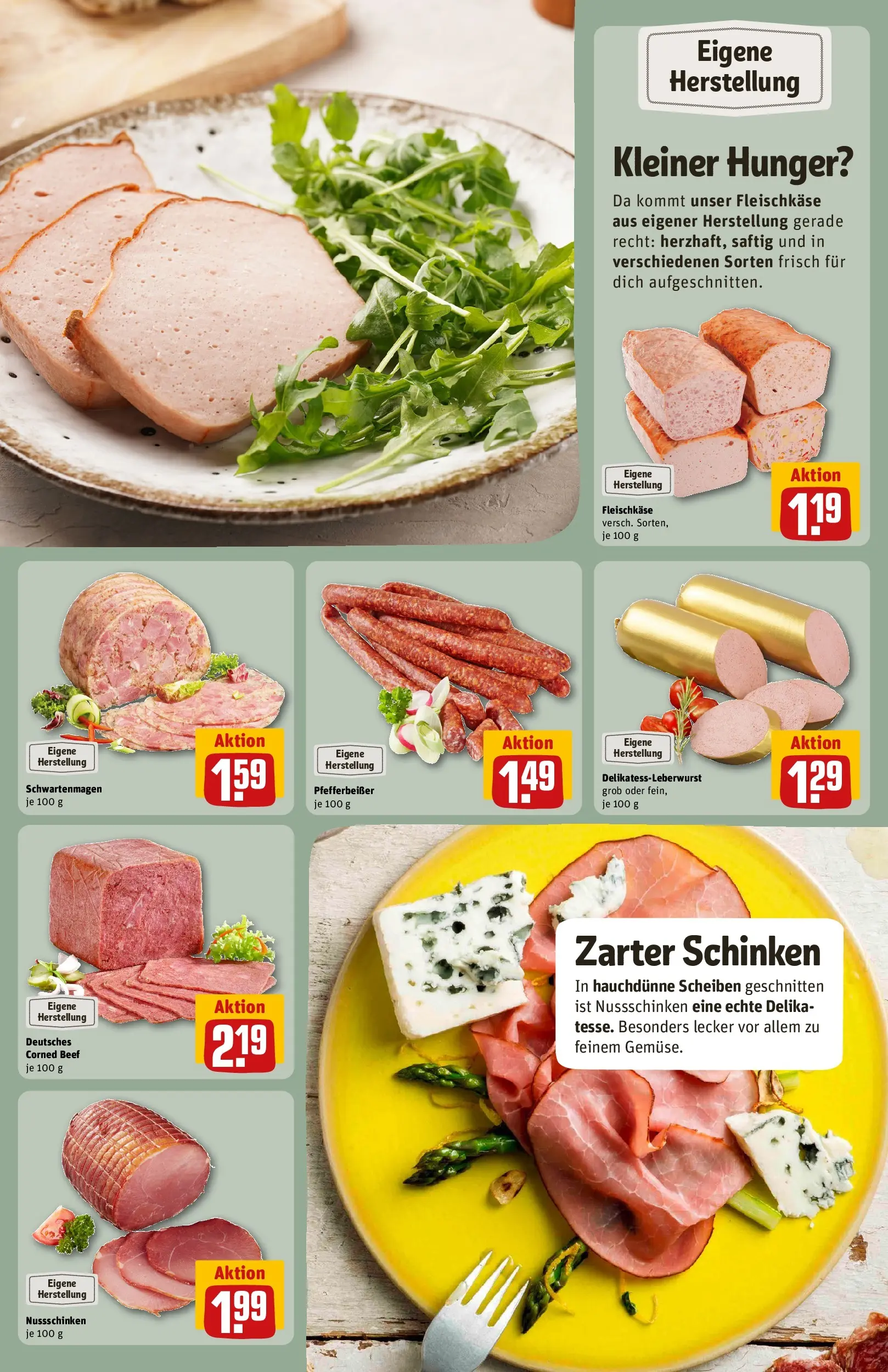 REWE Prospekt ab 20.07.2026 zum Blättern » Angebote | Seite: 14 | Produkte: Schinken