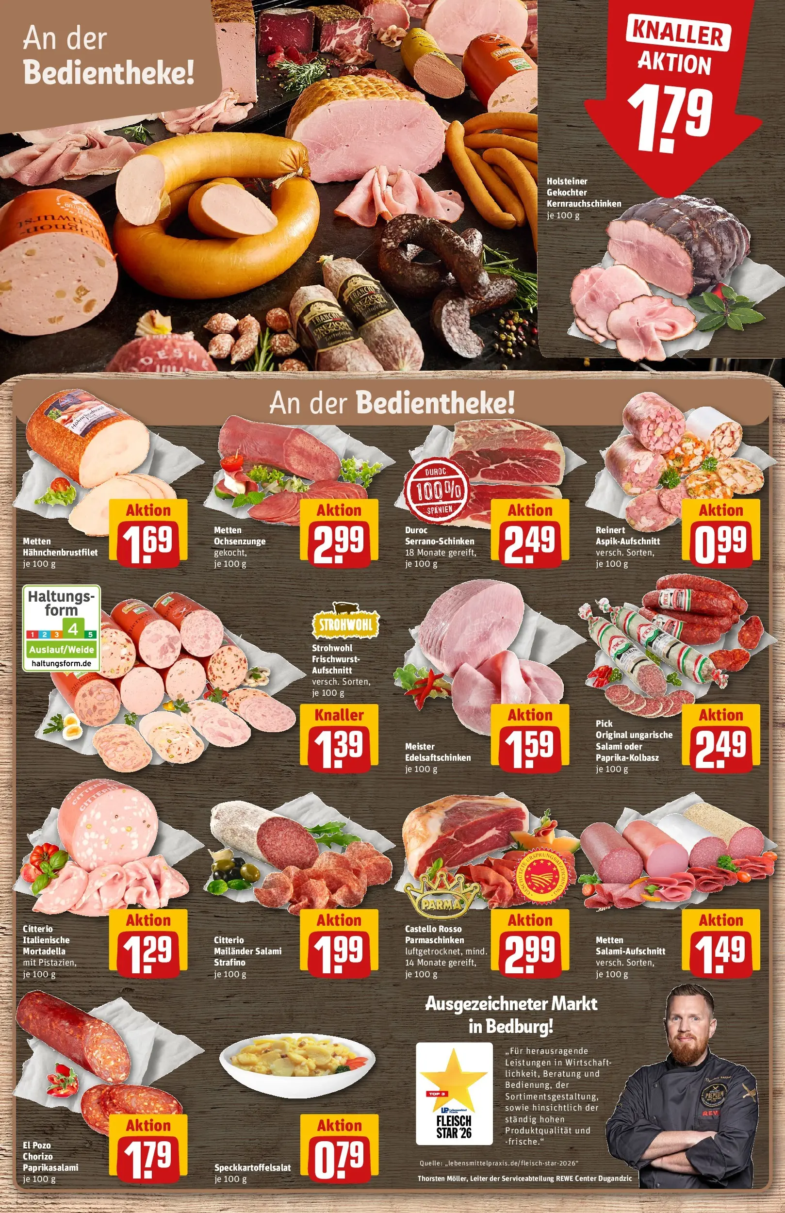 REWE Prospekt ab 20.07.2026 zum Blättern » Angebote | Seite: 12 | Produkte: Top, Salami, Fleisch