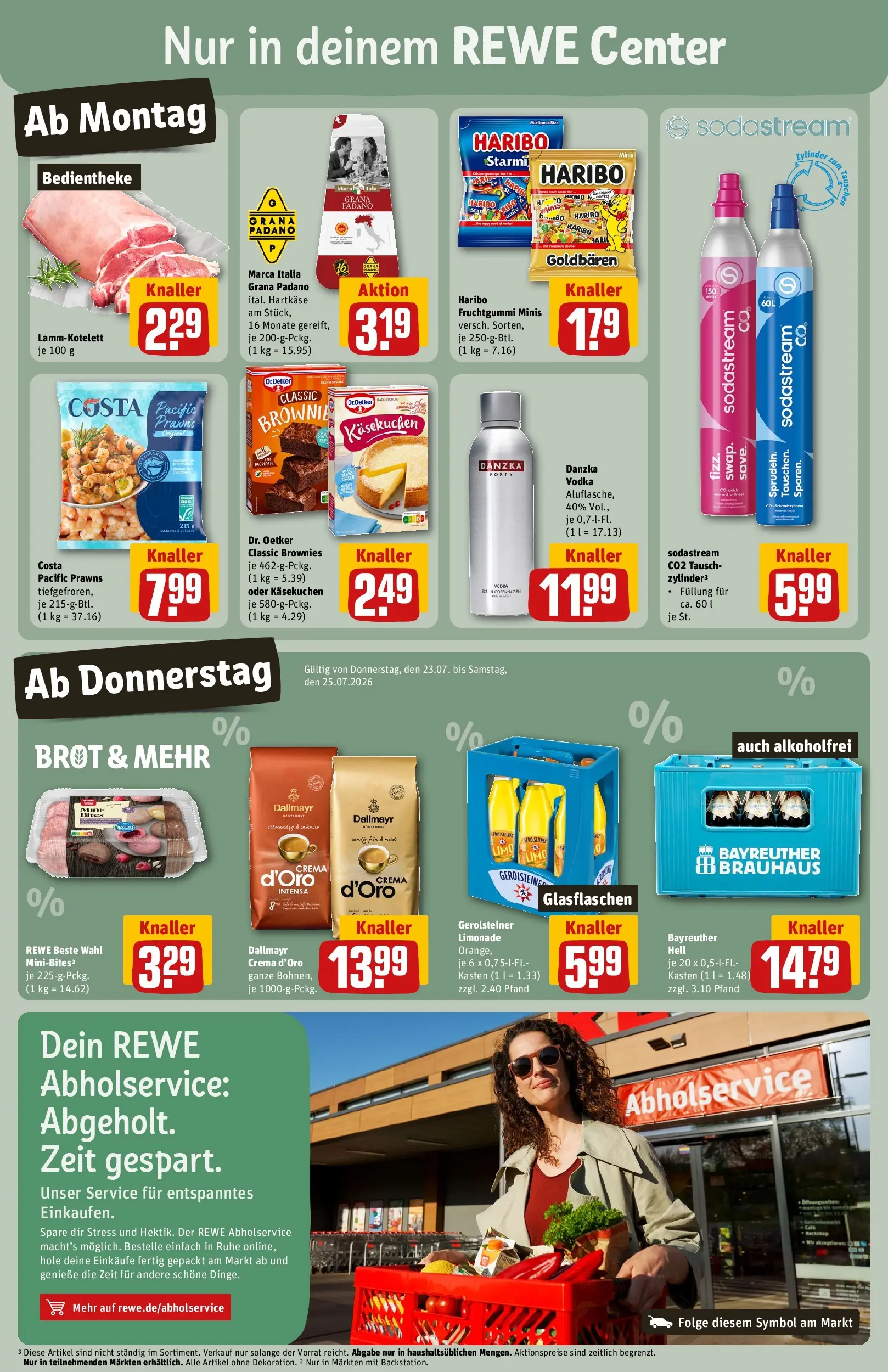 REWE Prospekt ab 20.07.2026 zum Blättern » Angebote | Seite: 3 | Produkte: Limonade, Brot, Vodka, Sodastream