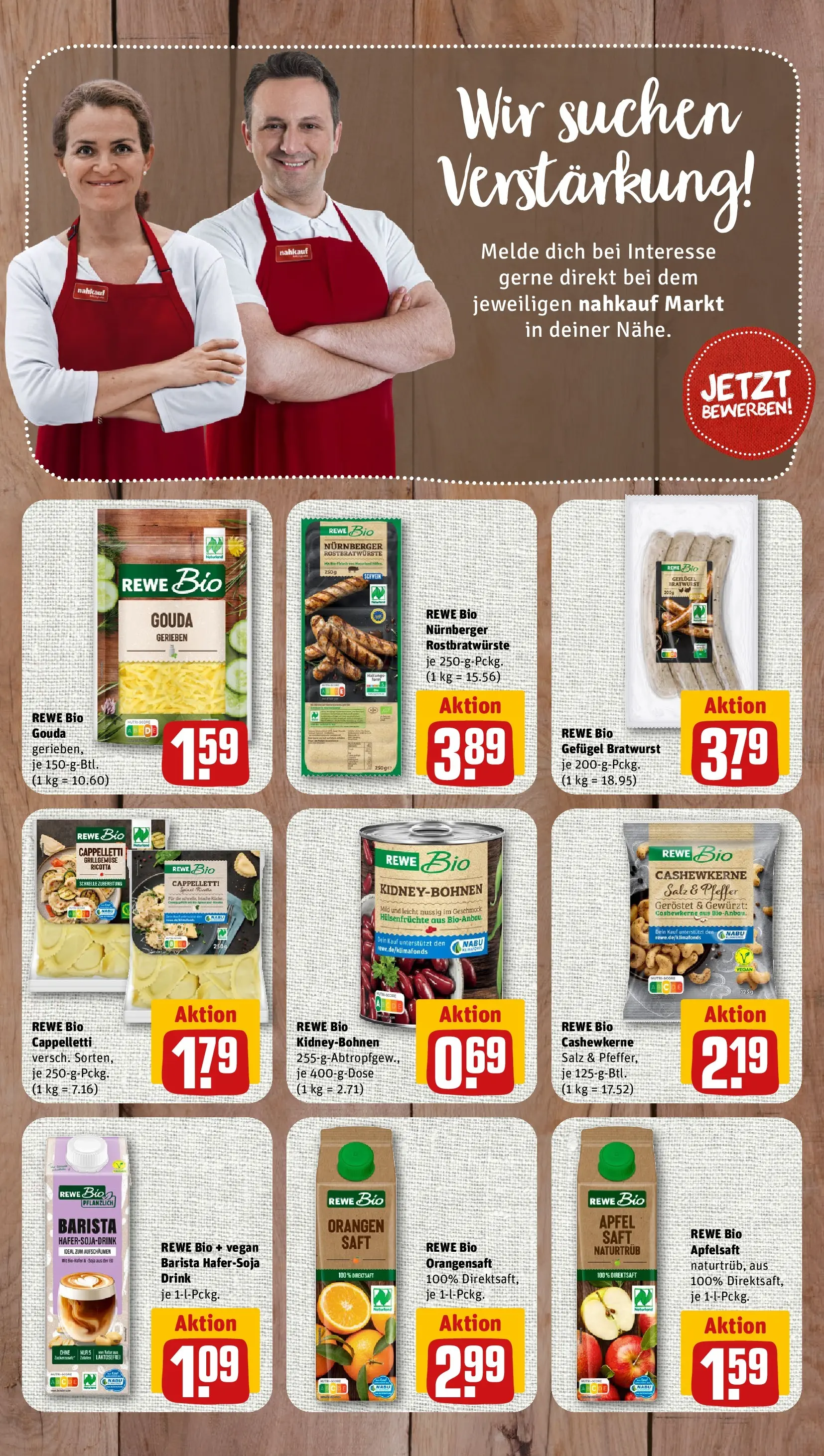 REWE Prospekt ab 20.07.2026 zum Blättern » Angebote | Seite: 7 | Produkte: Gouda, Äpfel, Apfelsaft, Saft