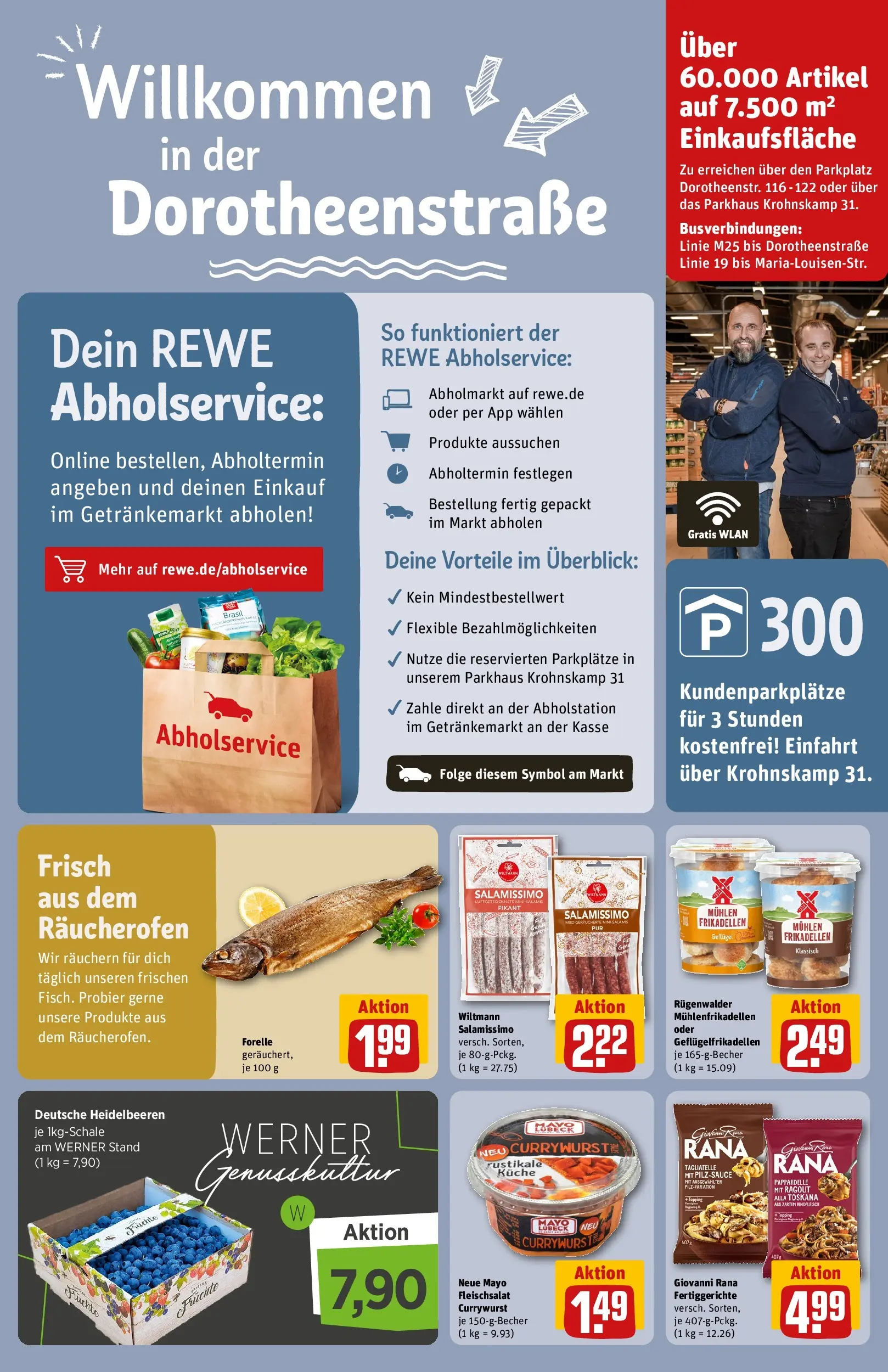 REWE Prospekt ab 20.07.2026 zum Blättern » Angebote | Seite: 31 | Produkte: Küche, Heidelbeeren, Fertiggerichte