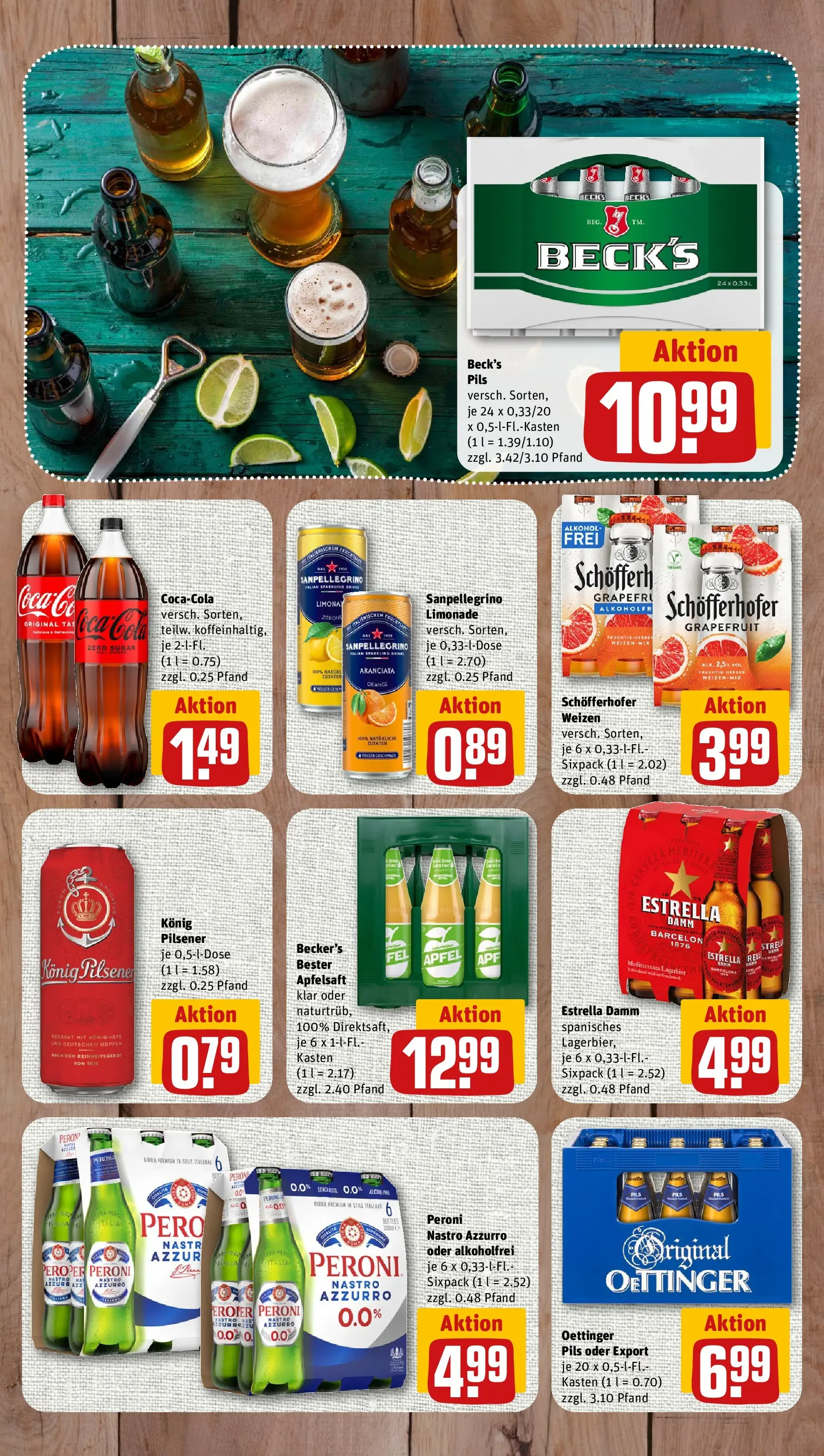 REWE Prospekt ab 20.07.2026 zum Blättern » Angebote | Seite: 11 | Produkte: Oettinger, Apfelsaft, Grapefruit, Zitrone