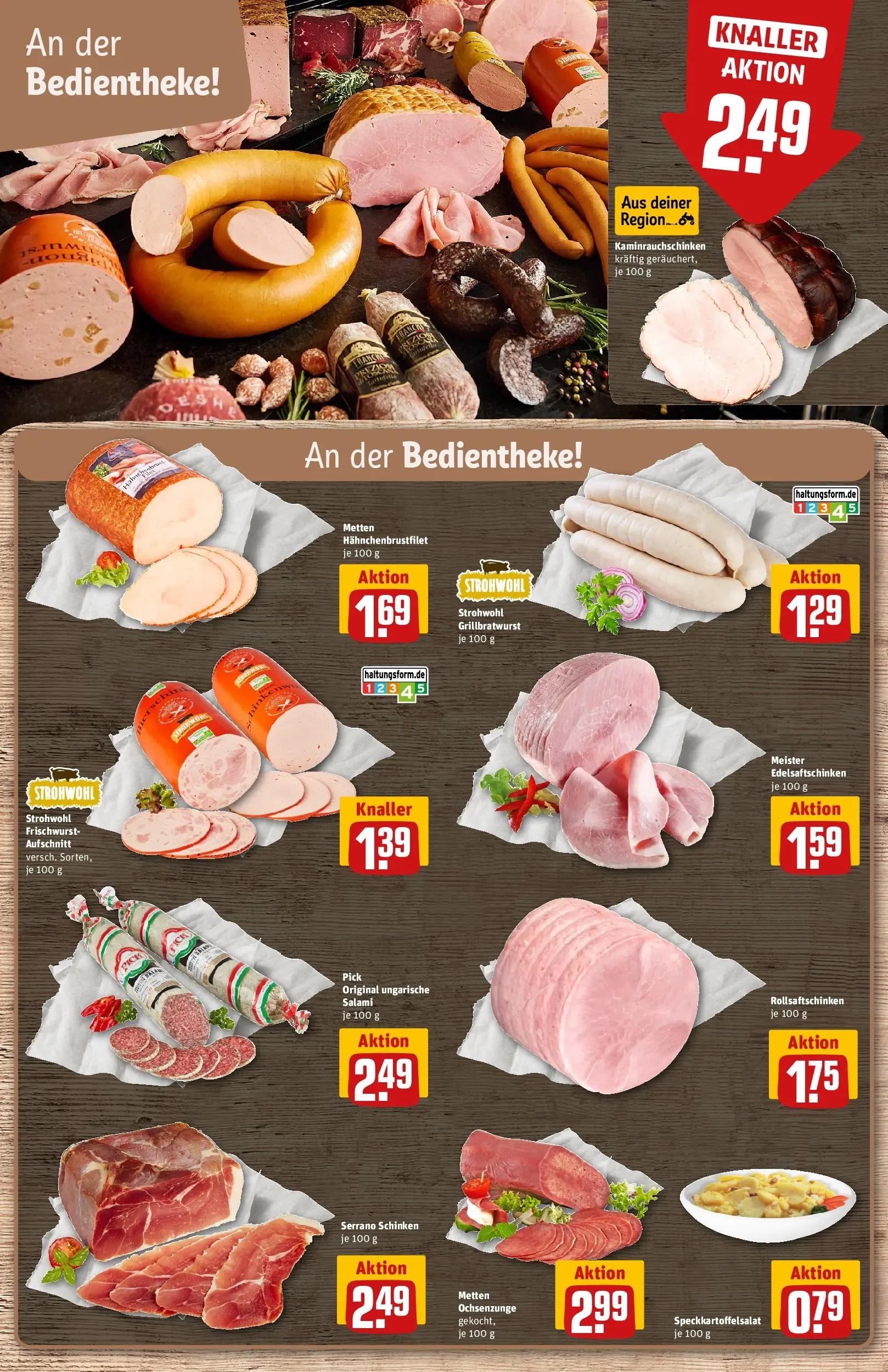 REWE Prospekt ab 20.07.2026 zum Blättern » Angebote | Seite: 11 | Produkte: Salami, Serrano schinken, Schinken