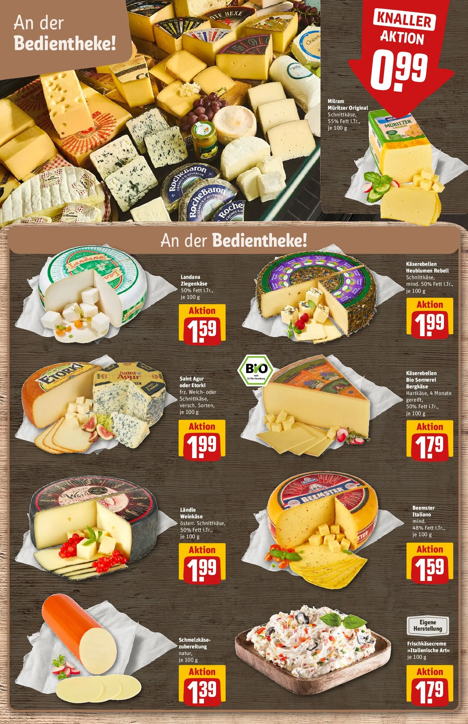 REWE Prospekt ab 20.07.2026 zum Blättern » Angebote | Seite: 12 | Produkte: Ziegenkäse, Milram