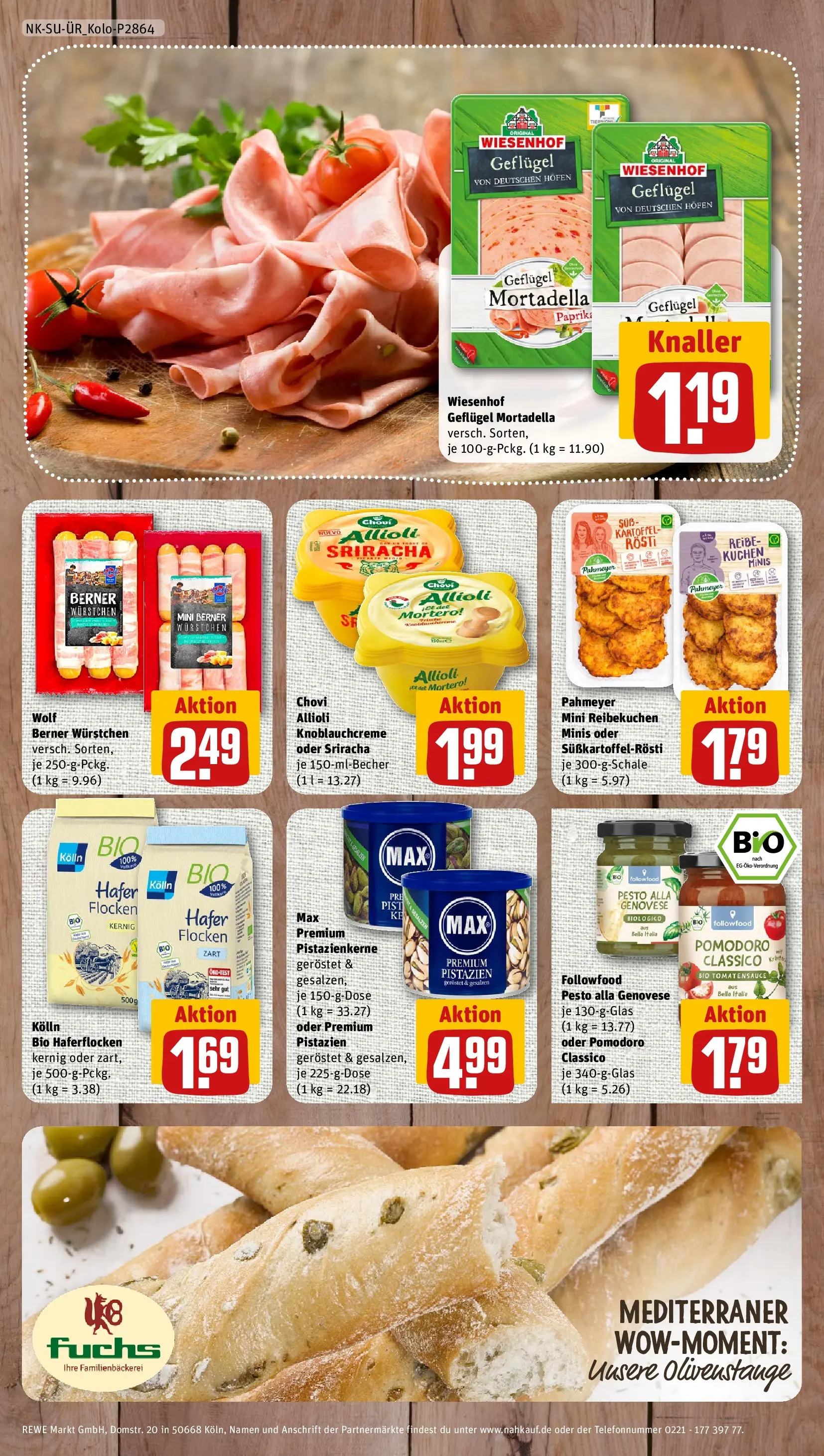 REWE Prospekt ab 20.07.2026 zum Blättern » Angebote | Seite: 8 | Produkte: Kolln, Pistazien, Kuchen, Flocken