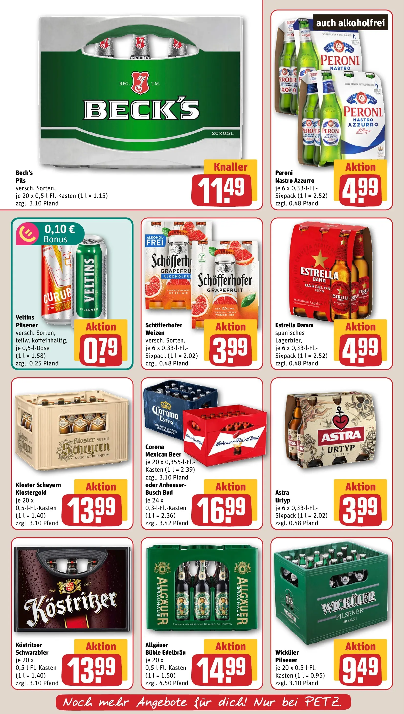 REWE Prospekt ab 20.07.2026 zum Blättern » Angebote | Seite: 21 | Produkte: Kostritzer, Astra, Grapefruit, Veltins