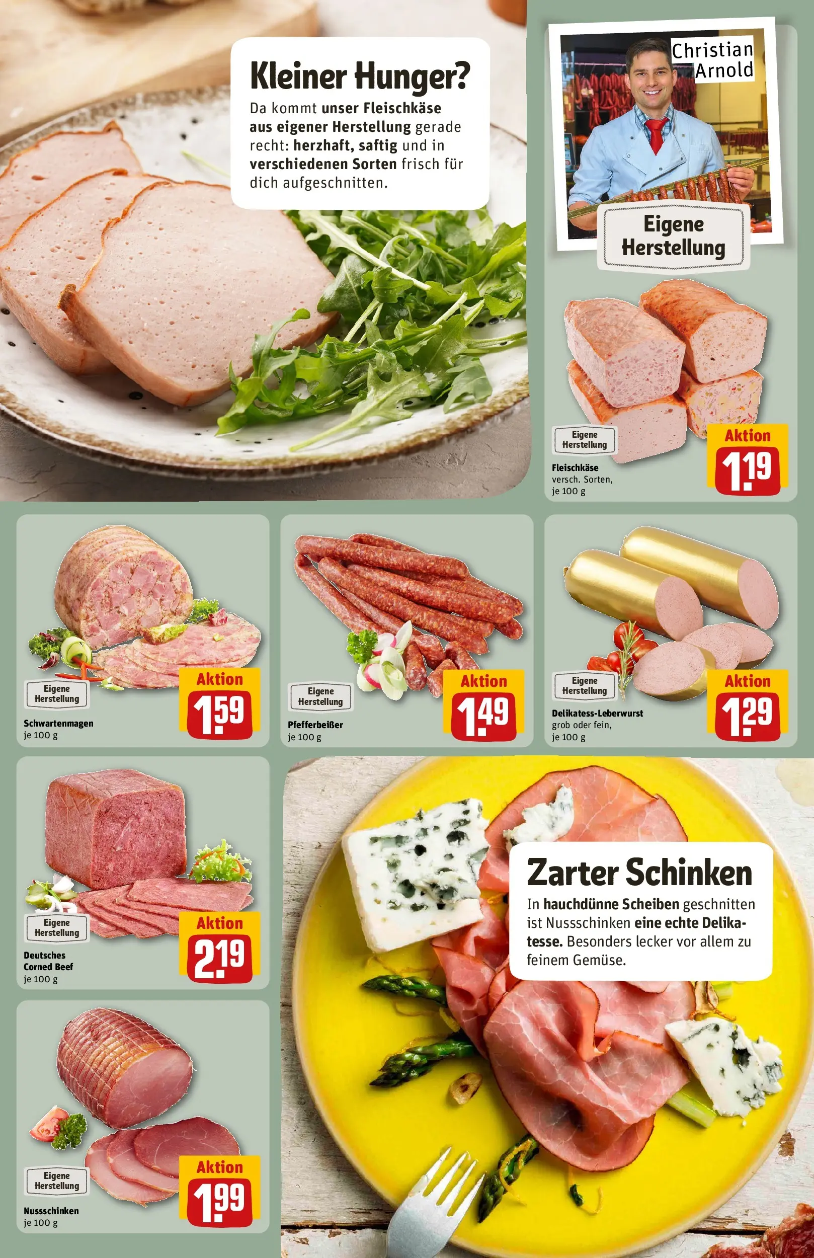 REWE Prospekt ab 20.07.2026 zum Blättern » Angebote | Seite: 14 | Produkte: Schinken
