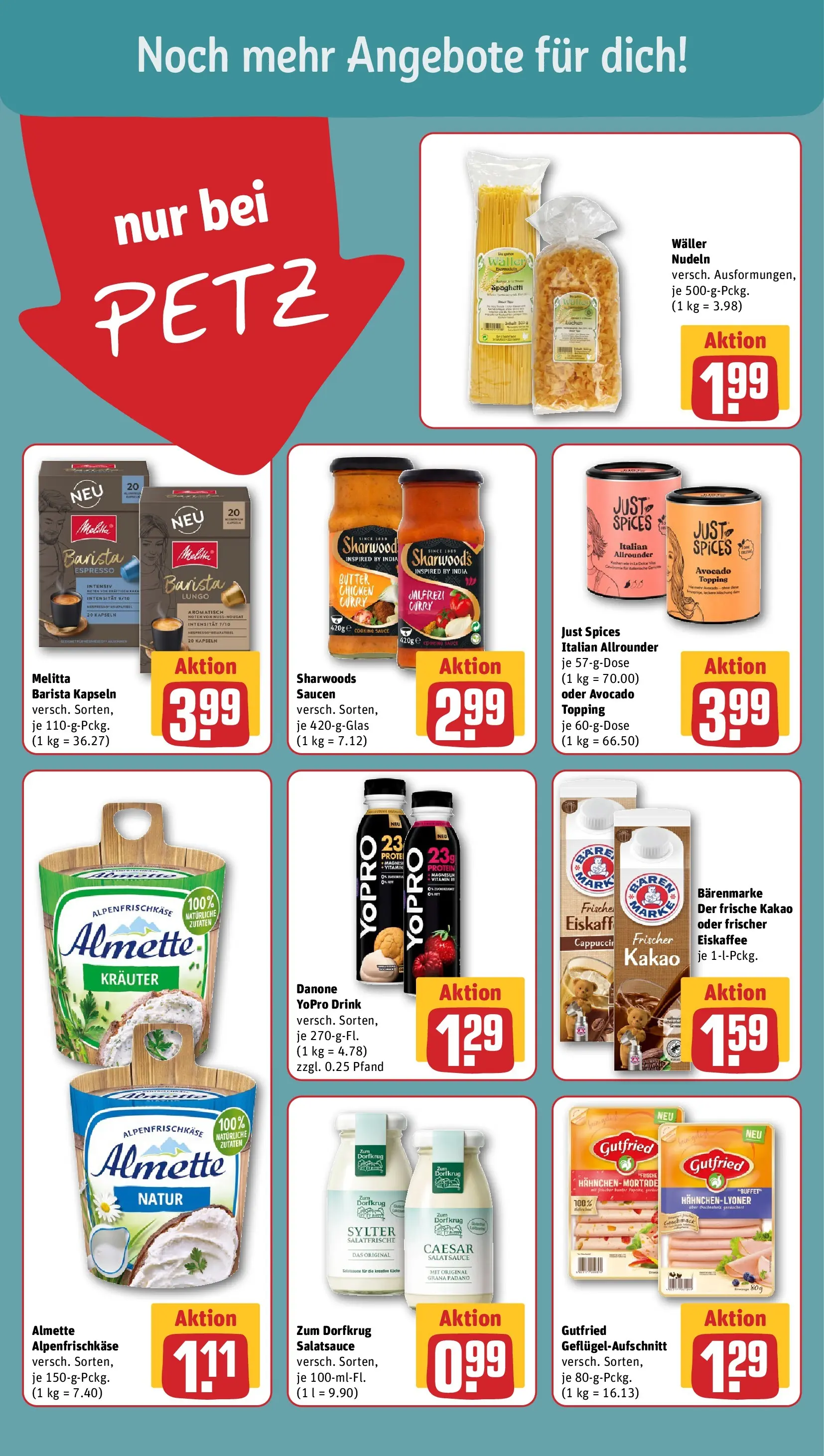 REWE Prospekt ab 20.07.2026 zum Blättern » Angebote | Seite: 16 | Produkte: Melitta, Küche, Avocado, Nudeln