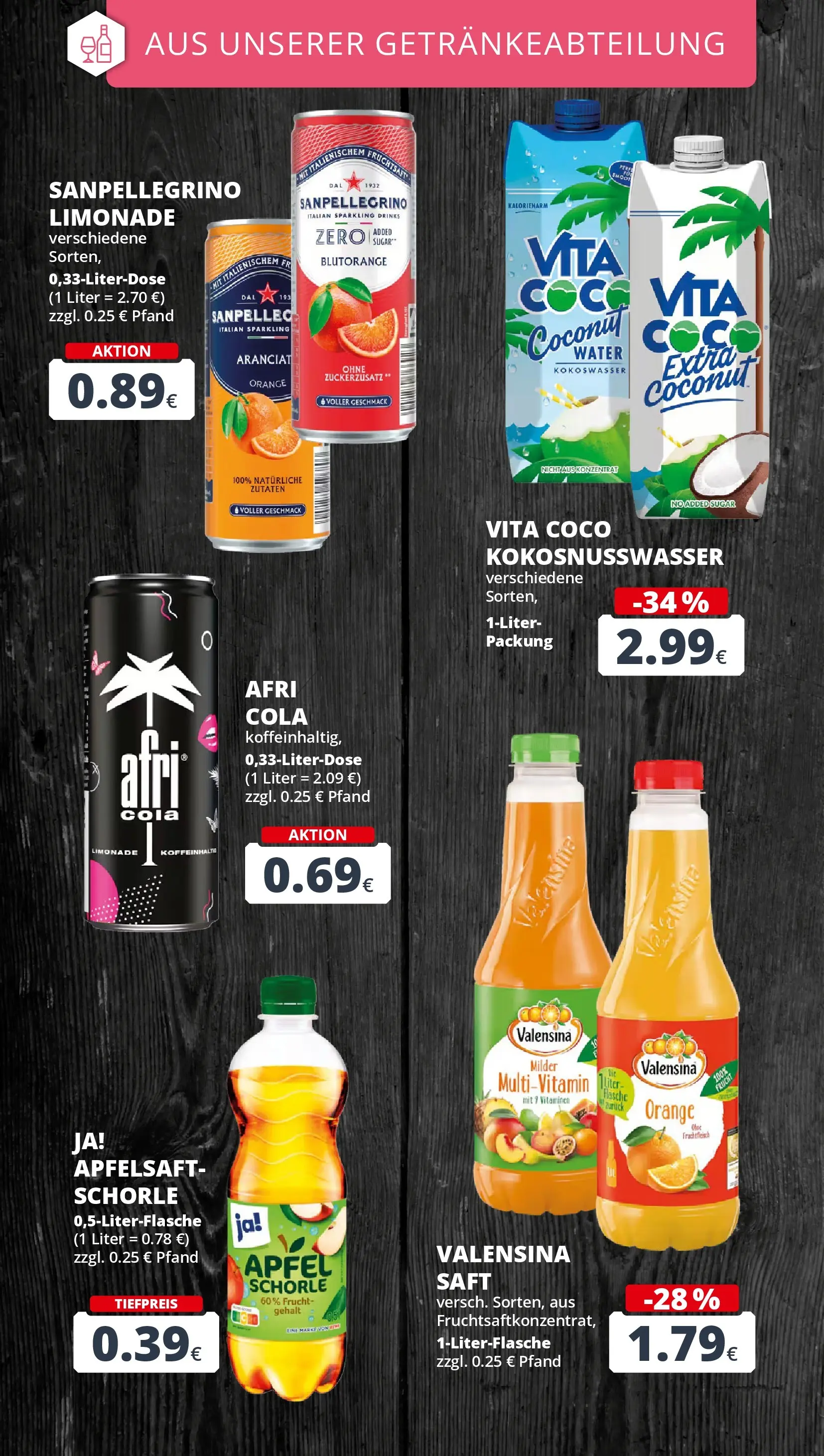 REWE Prospekt ab 20.07.2026 zum Blättern » Angebote | Seite: 20 | Produkte: Cola, Limonade, Apfelsaft, Saft