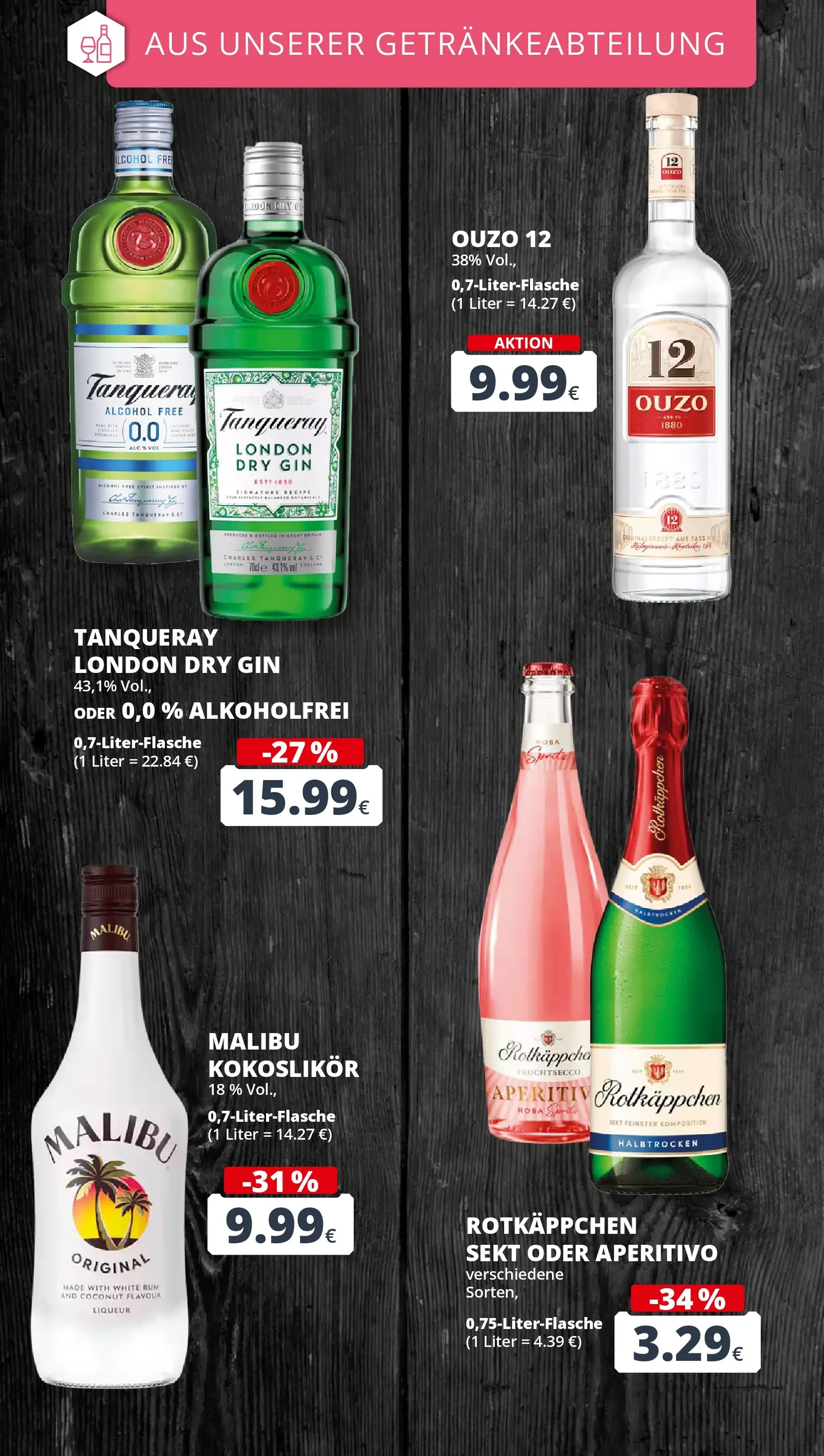 REWE Prospekt ab 20.07.2026 zum Blättern » Angebote | Seite: 21 | Produkte: Ouzo 12, Sekt, Fruchtsecco, Rotkäppchen