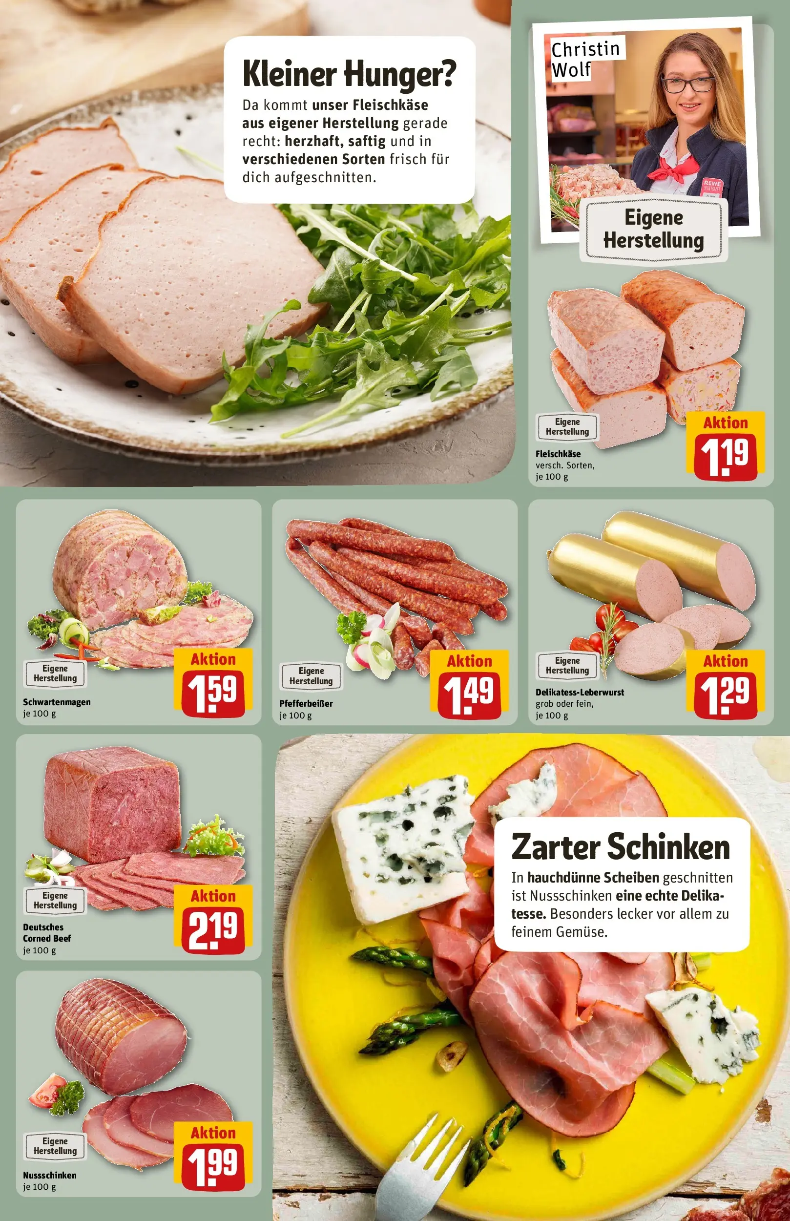 REWE Prospekt ab 20.07.2026 zum Blättern » Angebote | Seite: 14 | Produkte: Schinken