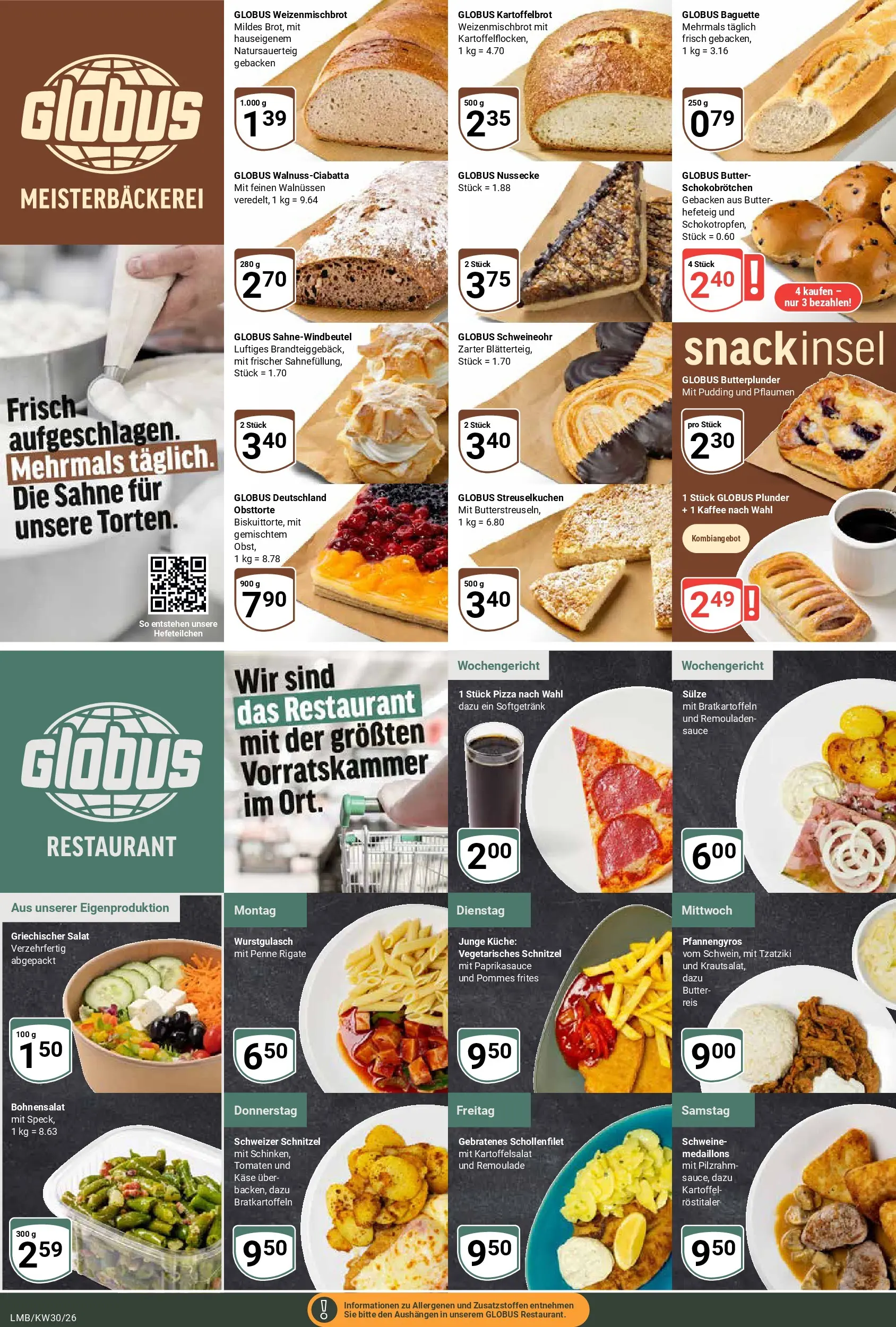 Globus Prospekt Limburg (ab 20.07.2026) » Angebote online | Seite: 6 | Produkte: Butter, Küche, Reis, Salat