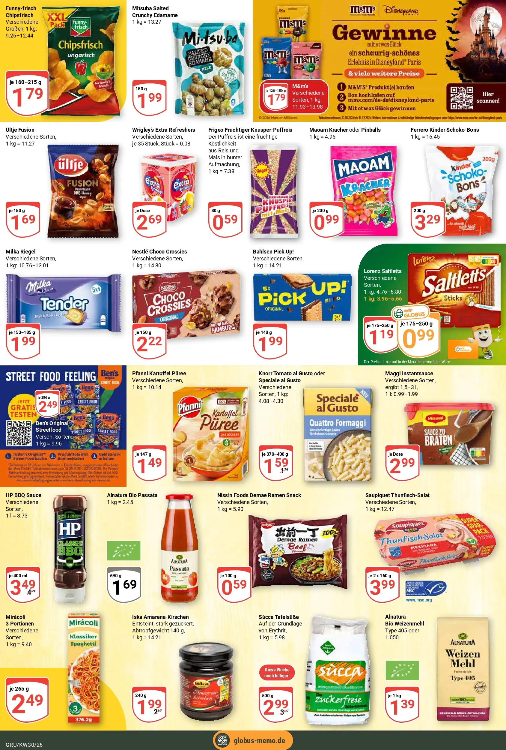 Globus Prospekt Grünstadt (ab 20.07.2026) » Angebote online | Seite: 12 | Produkte: Mehl, Maggi, Weizenmehl, Reis