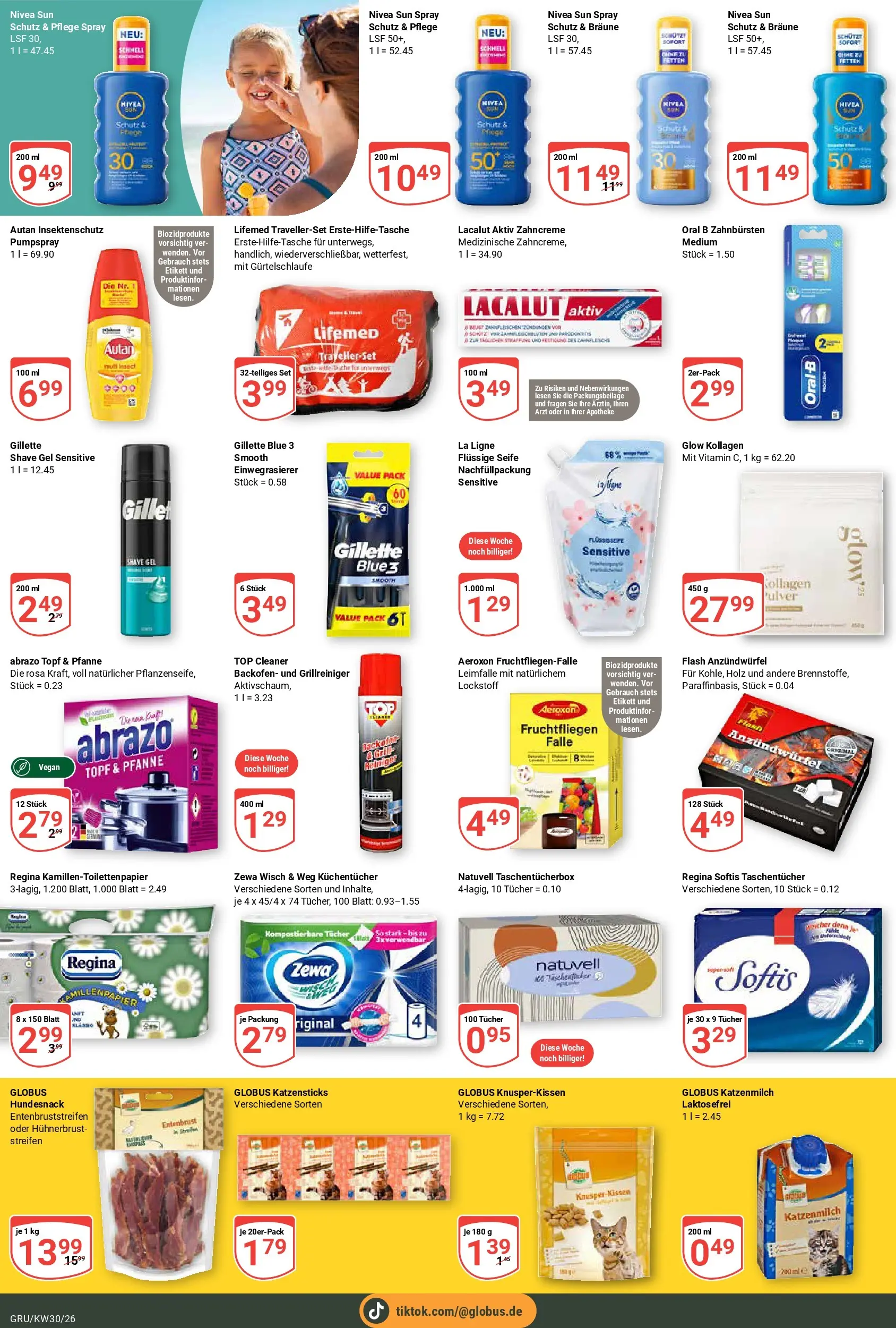 Globus Prospekt Grünstadt (ab 20.07.2026) » Angebote online | Seite: 16 | Produkte: Top, Zewa, Seife, Backofen