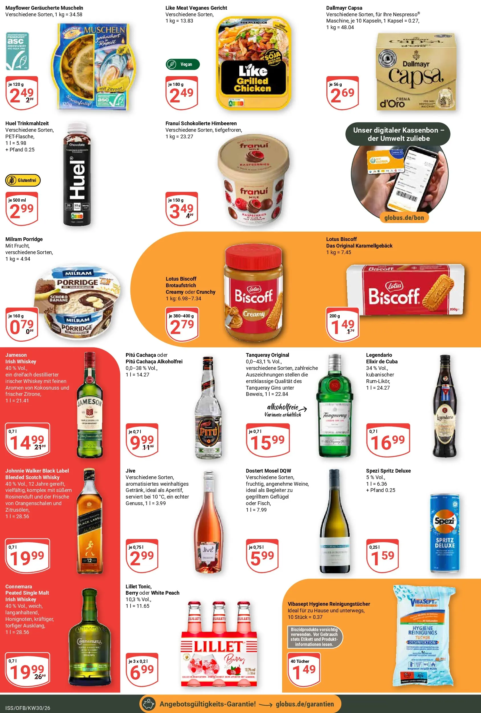Globus Prospekt Isserstedt (ab 20.07.2026) » Angebote online | Seite: 3 | Produkte: Jameson, Zitrone, Dallmayr capsa, Whiskey