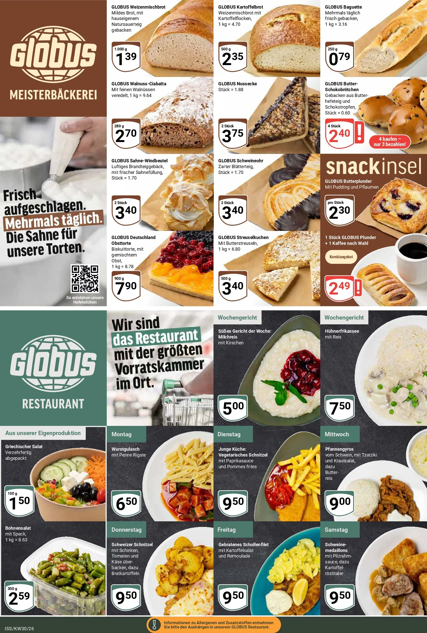 Globus Prospekt Isserstedt (ab 20.07.2026) » Angebote online | Seite: 7 | Produkte: Pflaumen, Käse, Küche, Pudding