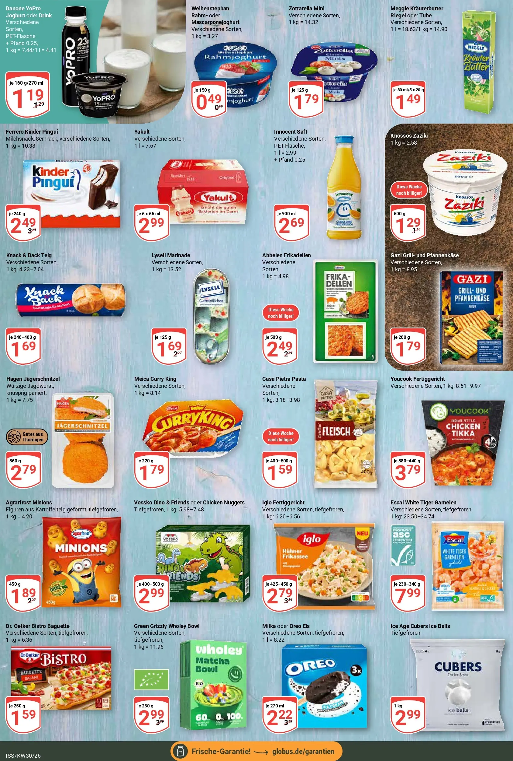 Globus Prospekt Isserstedt (ab 20.07.2026) » Angebote online | Seite: 10 | Produkte: Youcook, Joghurt, Salami, Eis