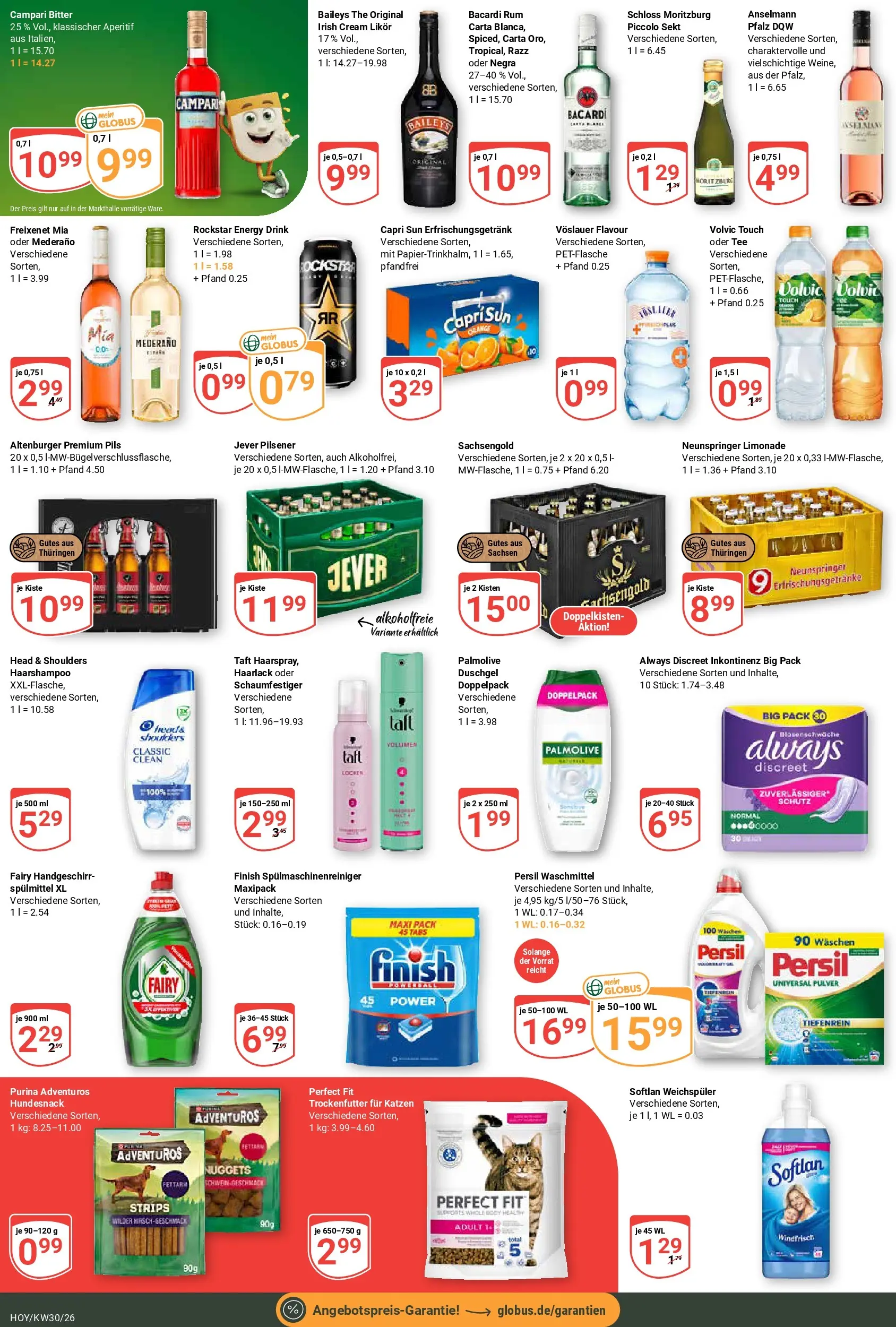 Globus Prospekt Hoyerswerda (ab 20.07.2026) » Angebote online | Seite: 5 | Produkte: Energy, Spülmaschinenreiniger, Tee, Persil