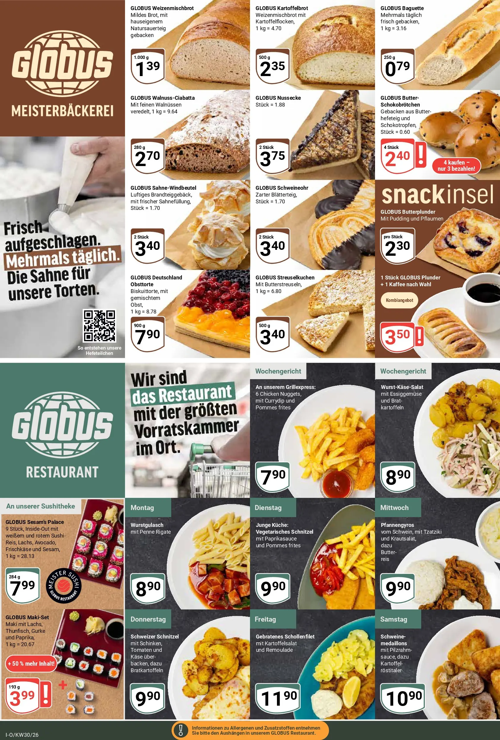 Globus Prospekt Idar-Oberstein (ab 20.07.2026) » Angebote online | Seite: 8 | Produkte: Pflaumen, Butter, Tomaten, Pudding