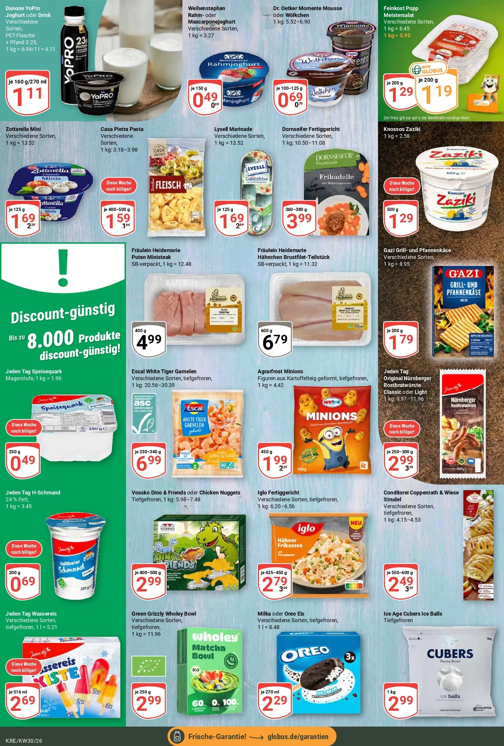 Globus Prospekt Krefeld (ab 20.07.2026) » Angebote online | Seite: 9 | Produkte: Grill, Milka, Fleisch, Speisequark