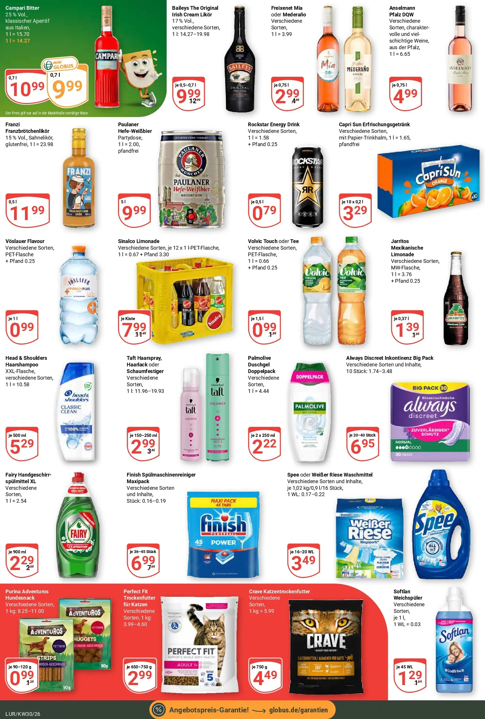 Globus Prospekt Hamburg (ab 20.07.2026) » Angebote online | Seite: 4 | Produkte: Freixenet, Duschgel, Spee, Spülmaschinenreiniger