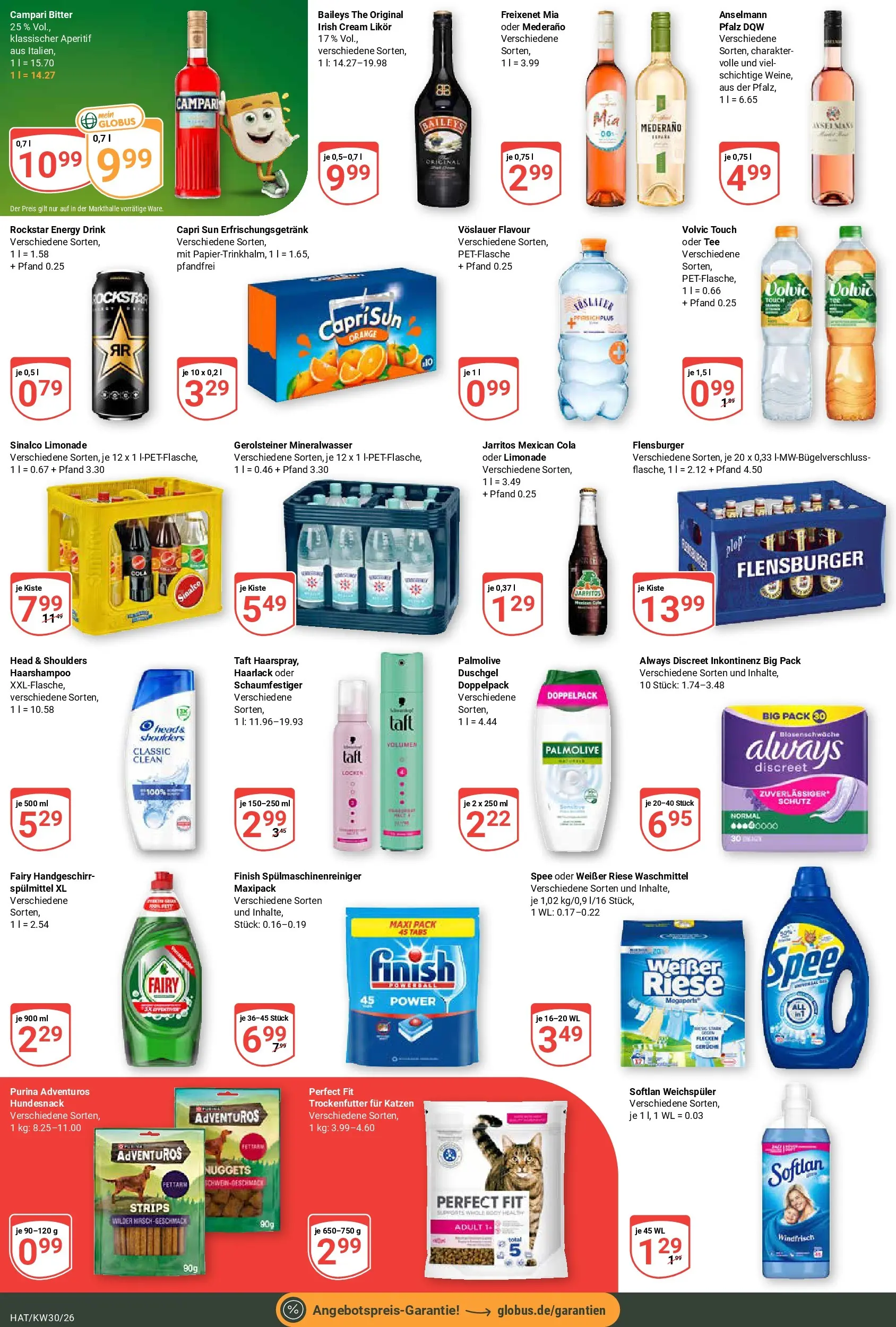 Globus Prospekt Hattersheim (ab 20.07.2026) » Angebote online | Seite: 6 | Produkte: Rockstar energy, Rockstar, Duschgel, Weichspüler