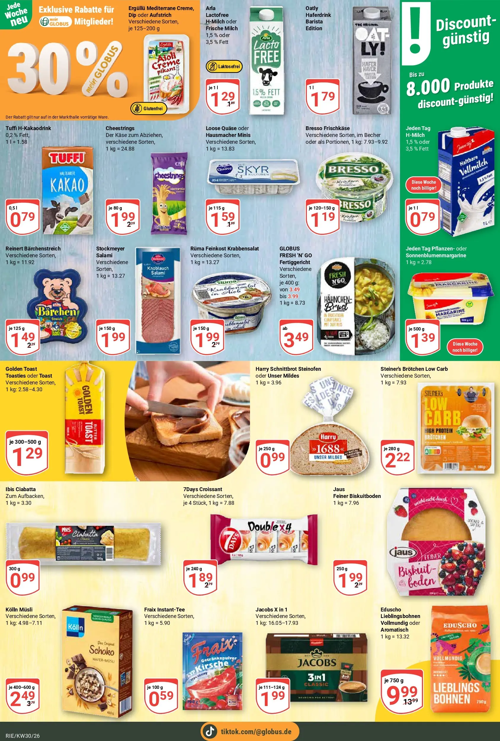 Globus Prospekt Bochum-Riemke (ab 20.07.2026) » Angebote online | Seite: 10 | Produkte: Kolln, Bresso, Oatly, Frischkase