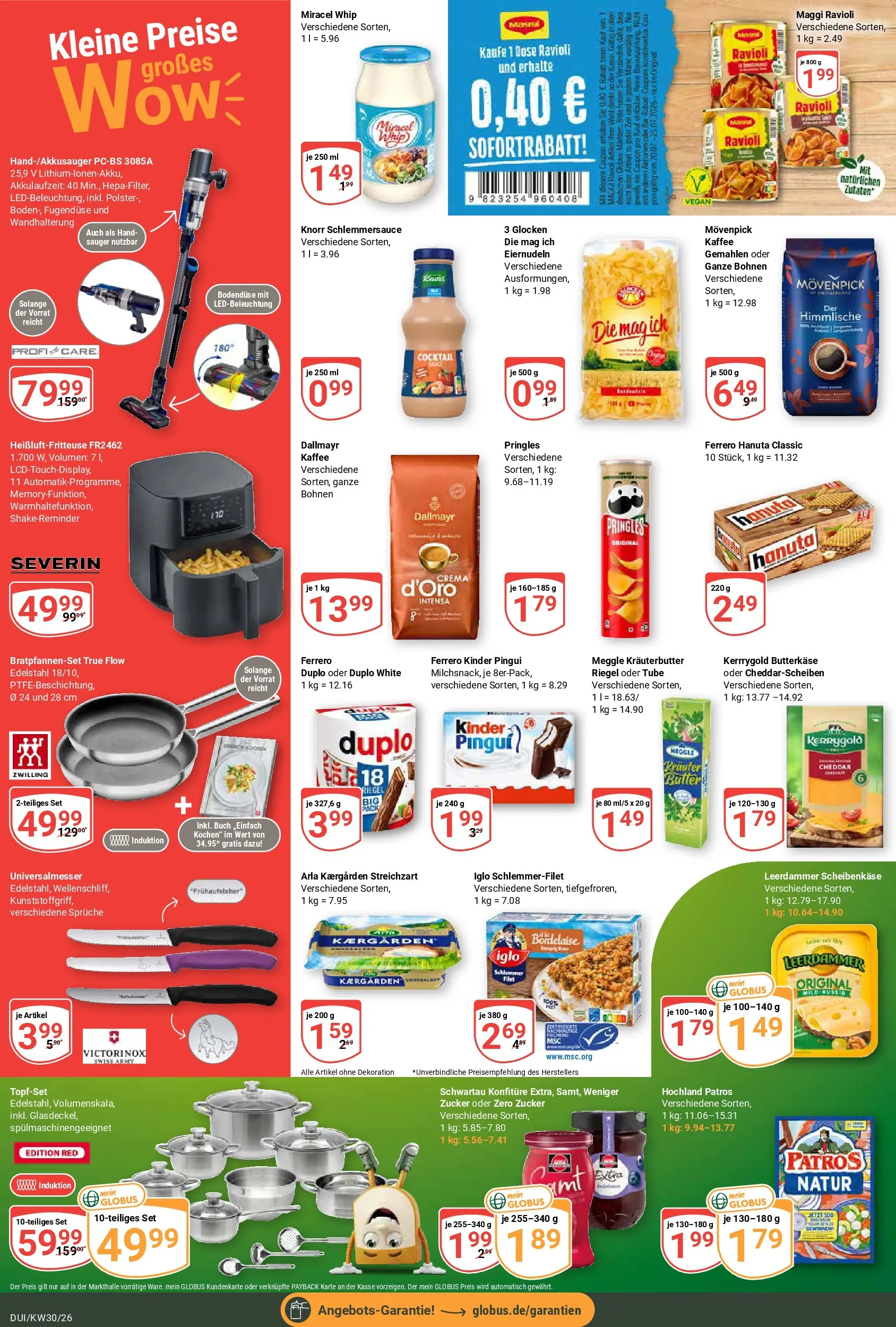 Globus Prospekt Duisburg (ab 20.07.2026) » Angebote online | Seite: 2 | Produkte: Kräuterbutter, Leerdammer, Zucker, Pringles