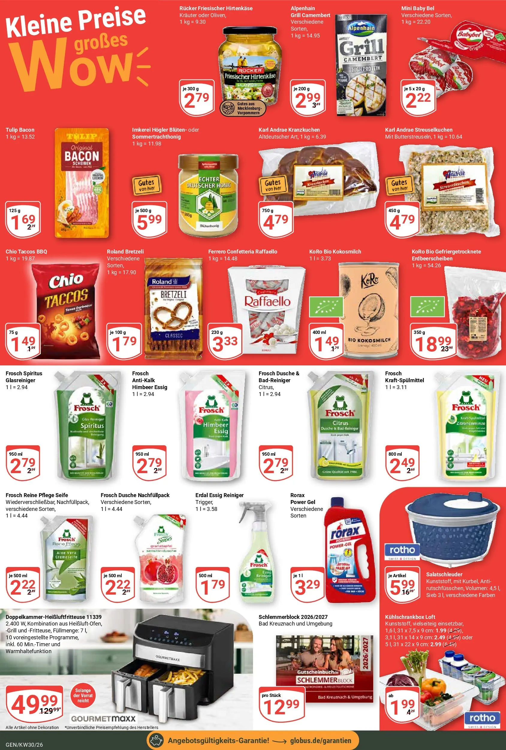 Globus Prospekt Gensingen (ab 20.07.2026) » Angebote online | Seite: 5 | Produkte: Raffaello, Essig, Bad, Dusche