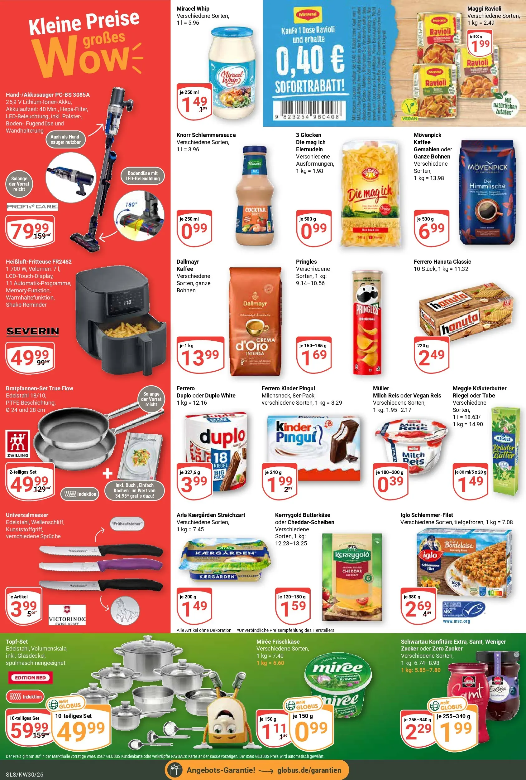 Globus Prospekt Saarlouis (ab 20.07.2026) » Angebote online | Seite: 2 | Produkte: Kräuterbutter, Miracel whip, Pringles, Frischkase