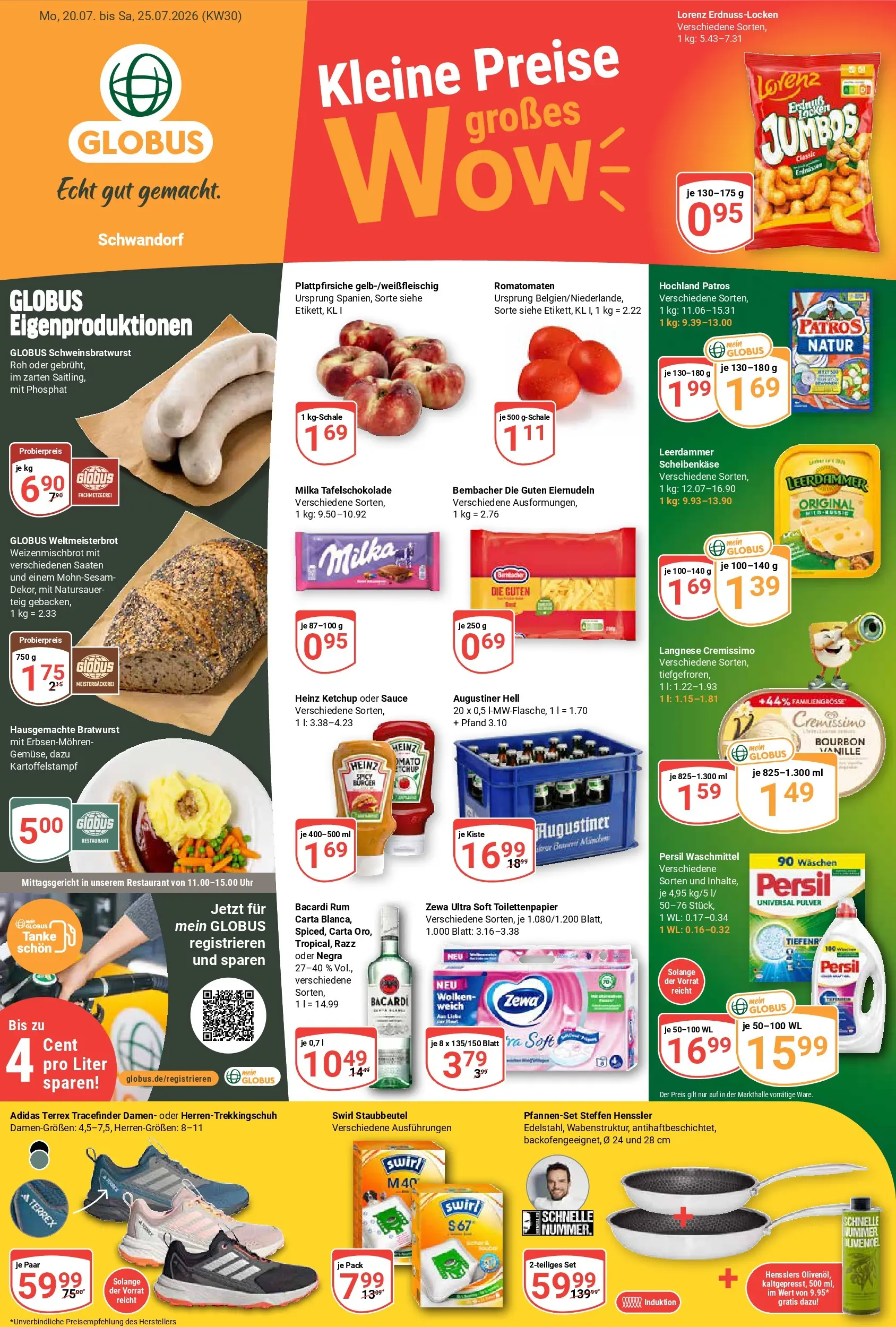 Globus Prospekt Schwandorf (ab 20.07.2026) » Angebote online | Seite: 5 | Produkte: Burger, Waschmittel, Bourbon, Uhr
