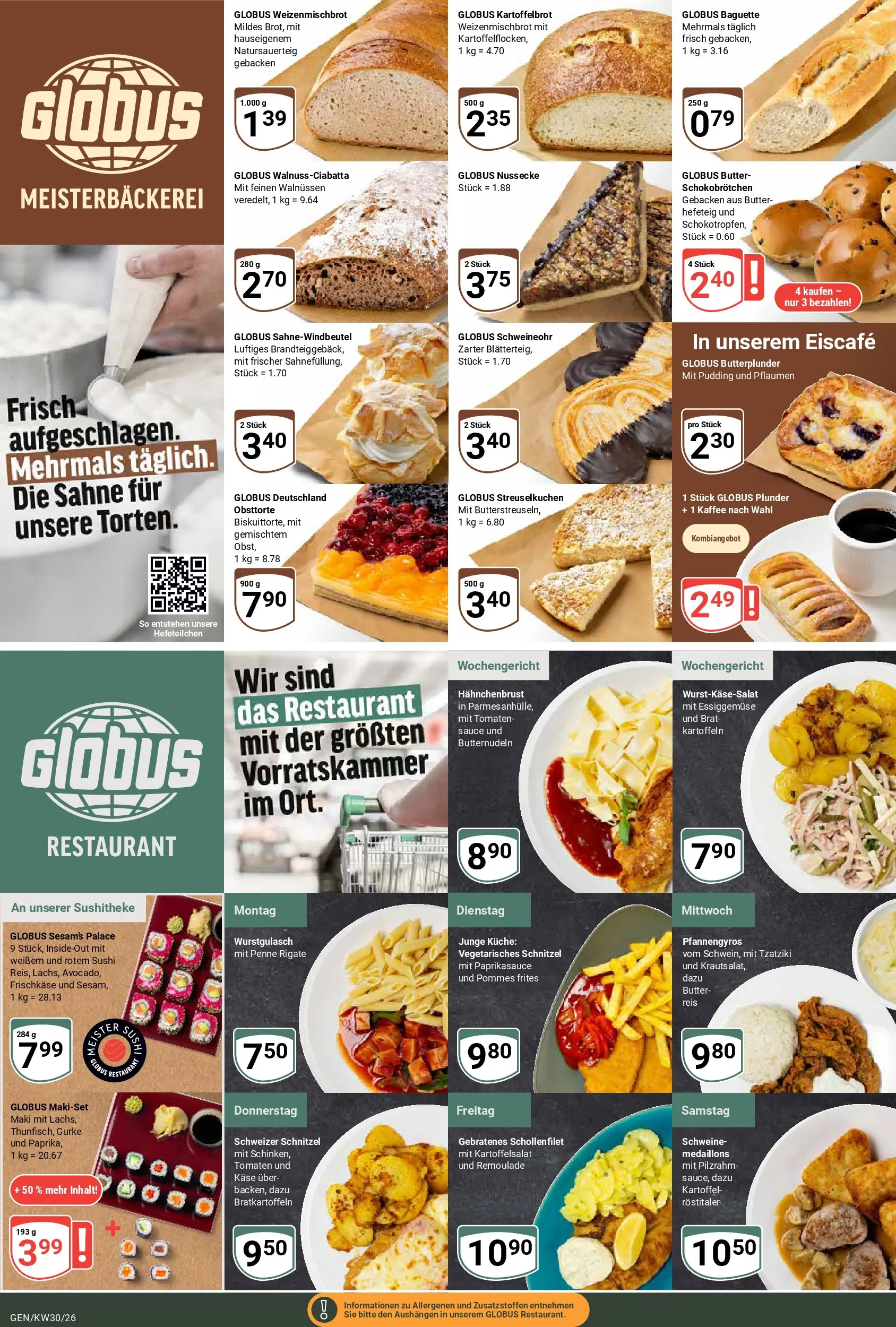 Globus Prospekt Gensingen (ab 20.07.2026) » Angebote online | Seite: 7 | Produkte: Käse, Pudding, Kartoffeln, Reis