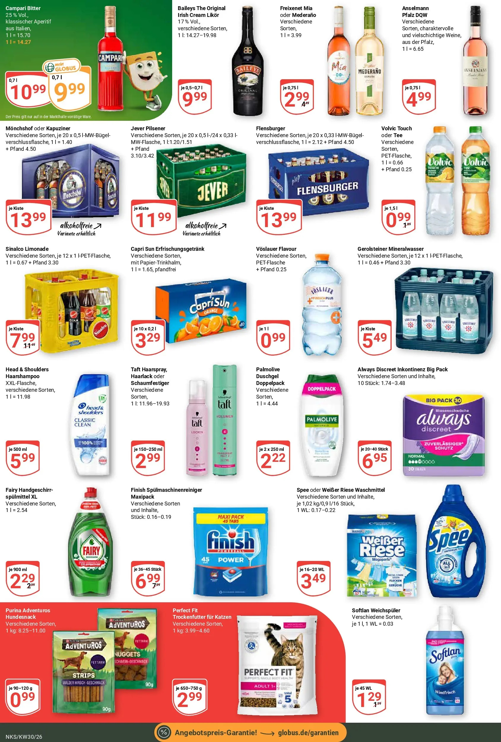 Globus Prospekt Neunkirchen (ab 20.07.2026) » Angebote online | Seite: 4 | Produkte: Spee, Waschmittel, Jever, Gerolsteiner