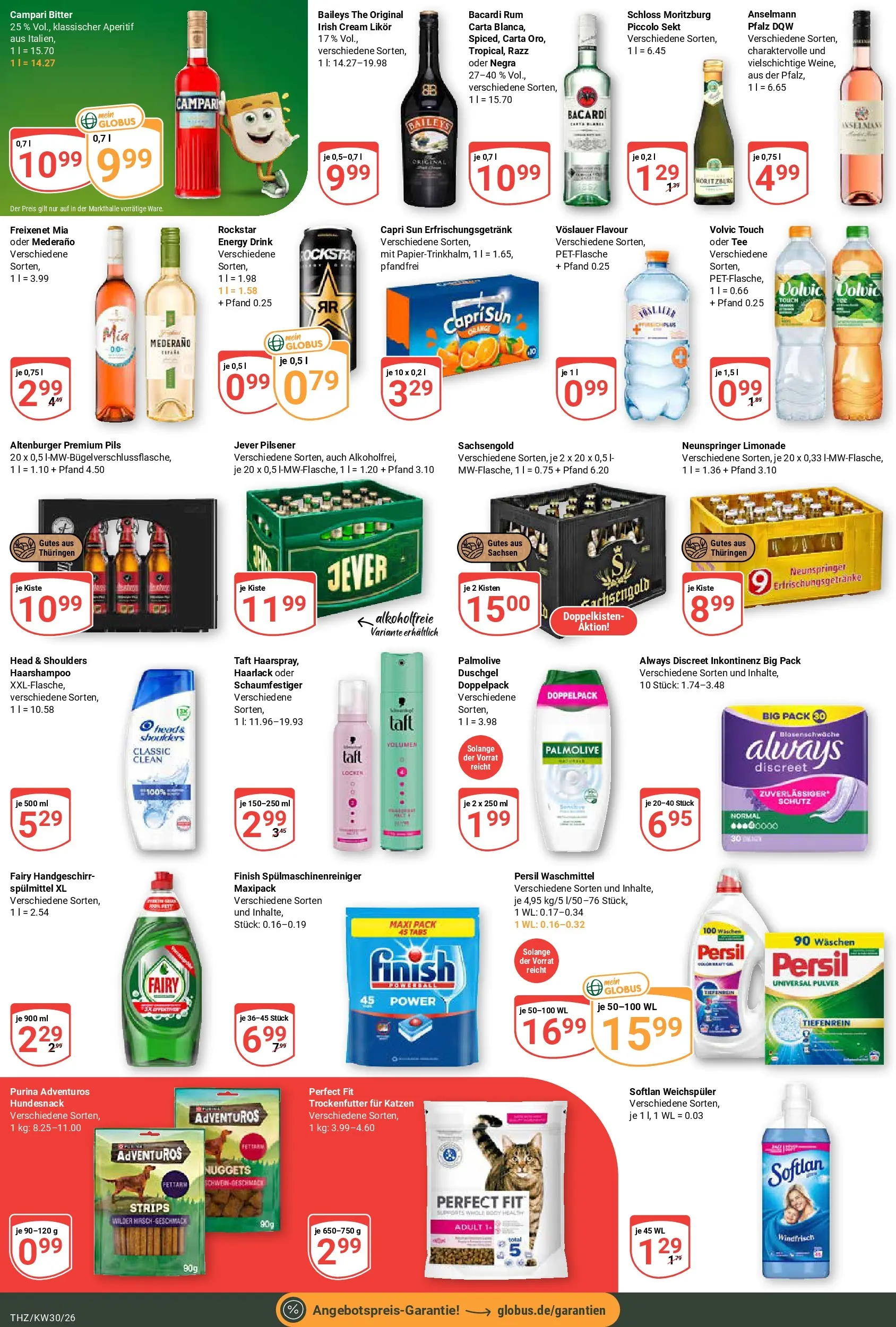 Globus Prospekt Zeitz (ab 20.07.2026) » Angebote online | Seite: 5 | Produkte: Energy, Rum, Weichspüler, Jever