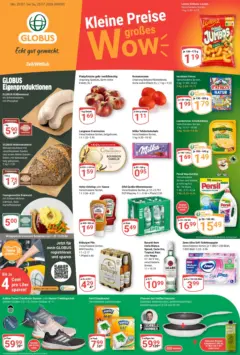 Globus Prospekt Wittlich ab 20.07.2026 gültig | Seite: 9 | Produkte: Mozzarella, Bratwurst, Schnitzel, Fleisch