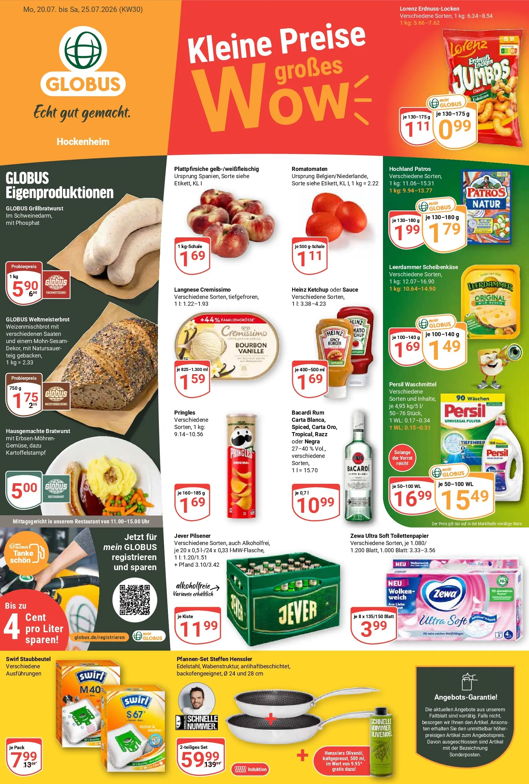 Globus Prospekt Hockenheim (ab 20.07.2026) » Angebote online | Seite: 5 | Produkte: Bacardi, Zewa, Persil, Toilettenpapier