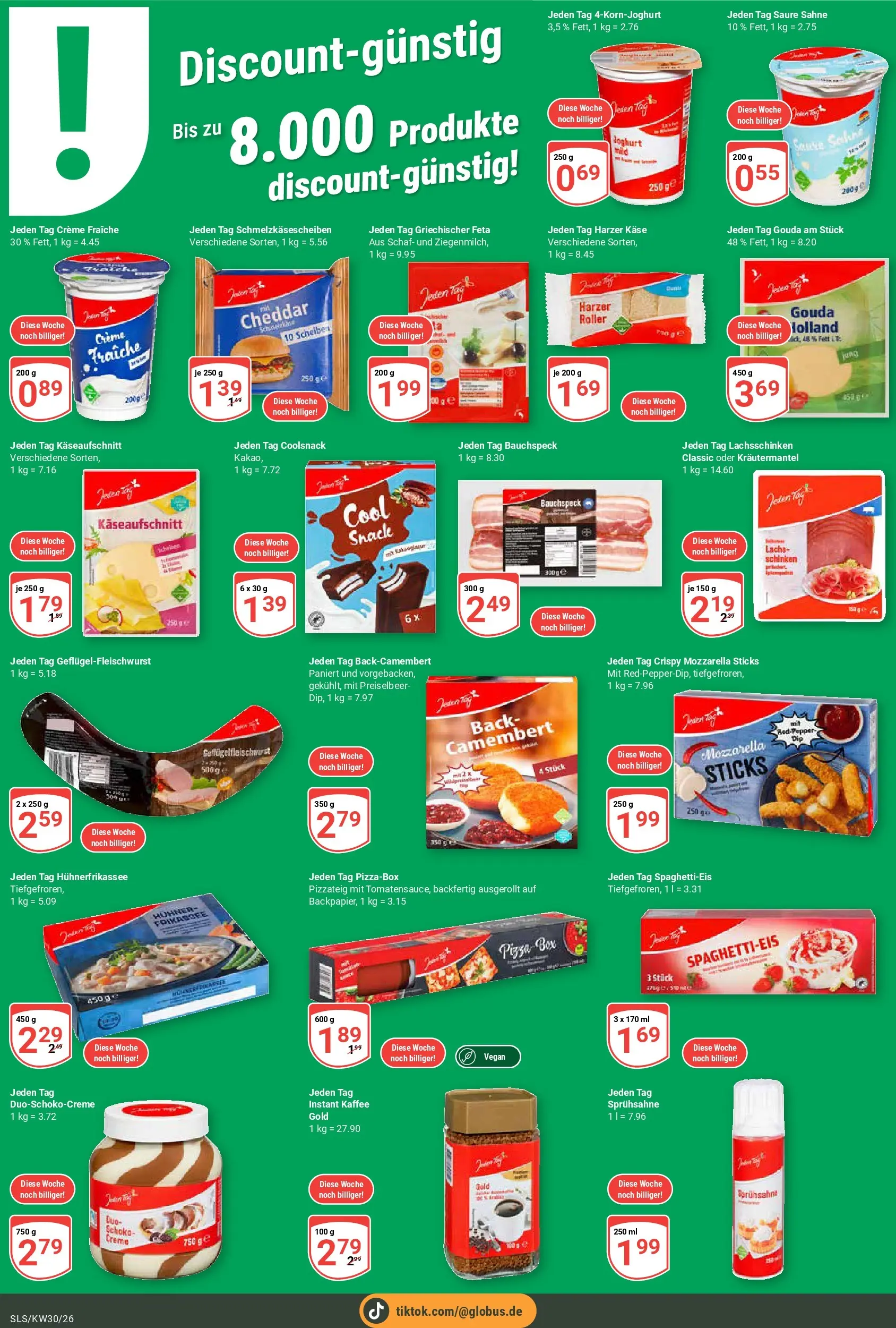 Globus Prospekt Saarlouis (ab 20.07.2026) » Angebote online | Seite: 6 | Produkte: Joghurt, Mozzarella, Gouda, Creme