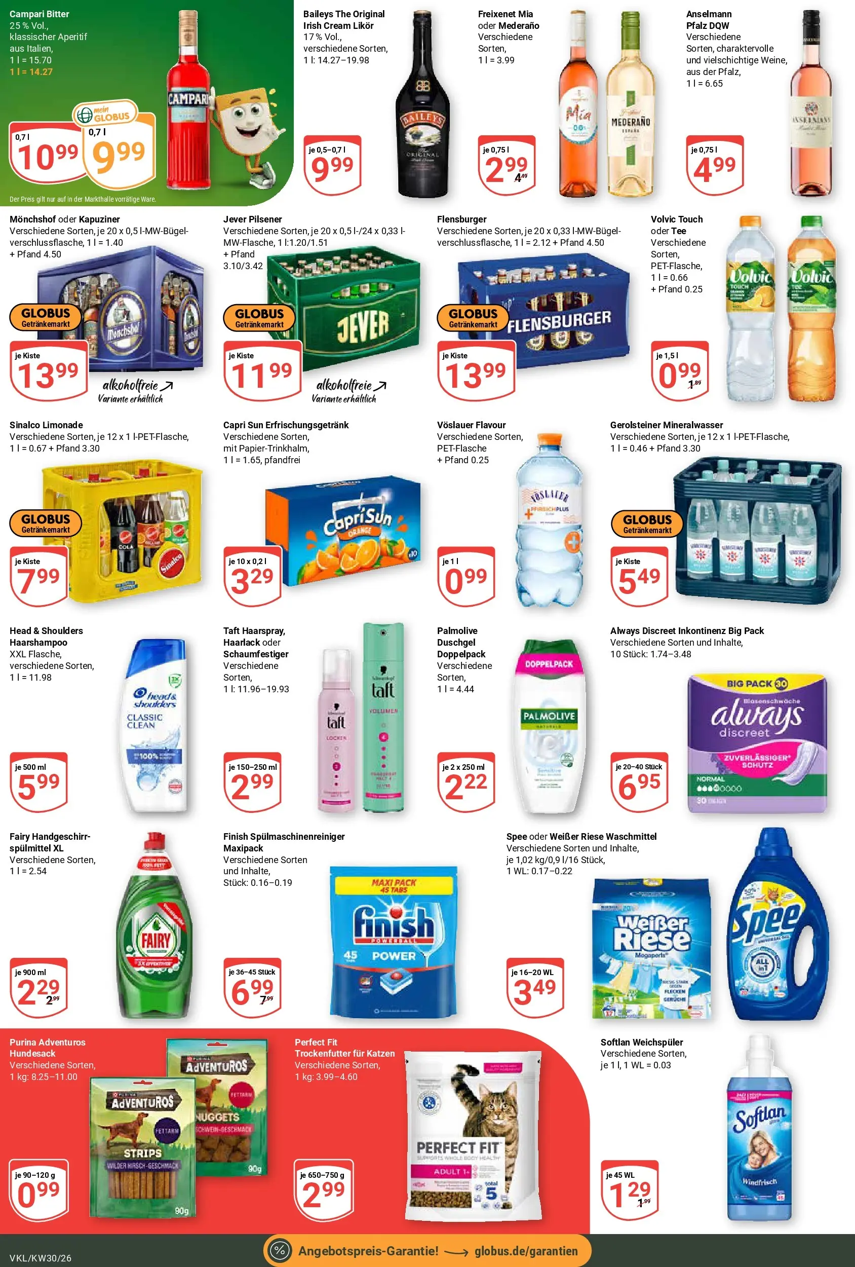Globus Prospekt Völklingen (ab 20.07.2026) » Angebote online | Seite: 8 | Produkte: Capri sun, Head & shoulders, Mineralwasser, Waschmittel