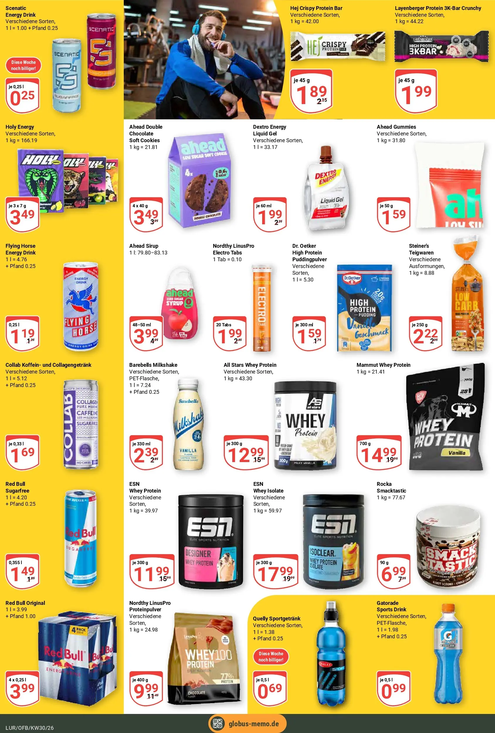 Globus Prospekt Hamburg (ab 20.07.2026) » Angebote online | Seite: 19 | Produkte: Red bull, Energy, Sirup, Pudding
